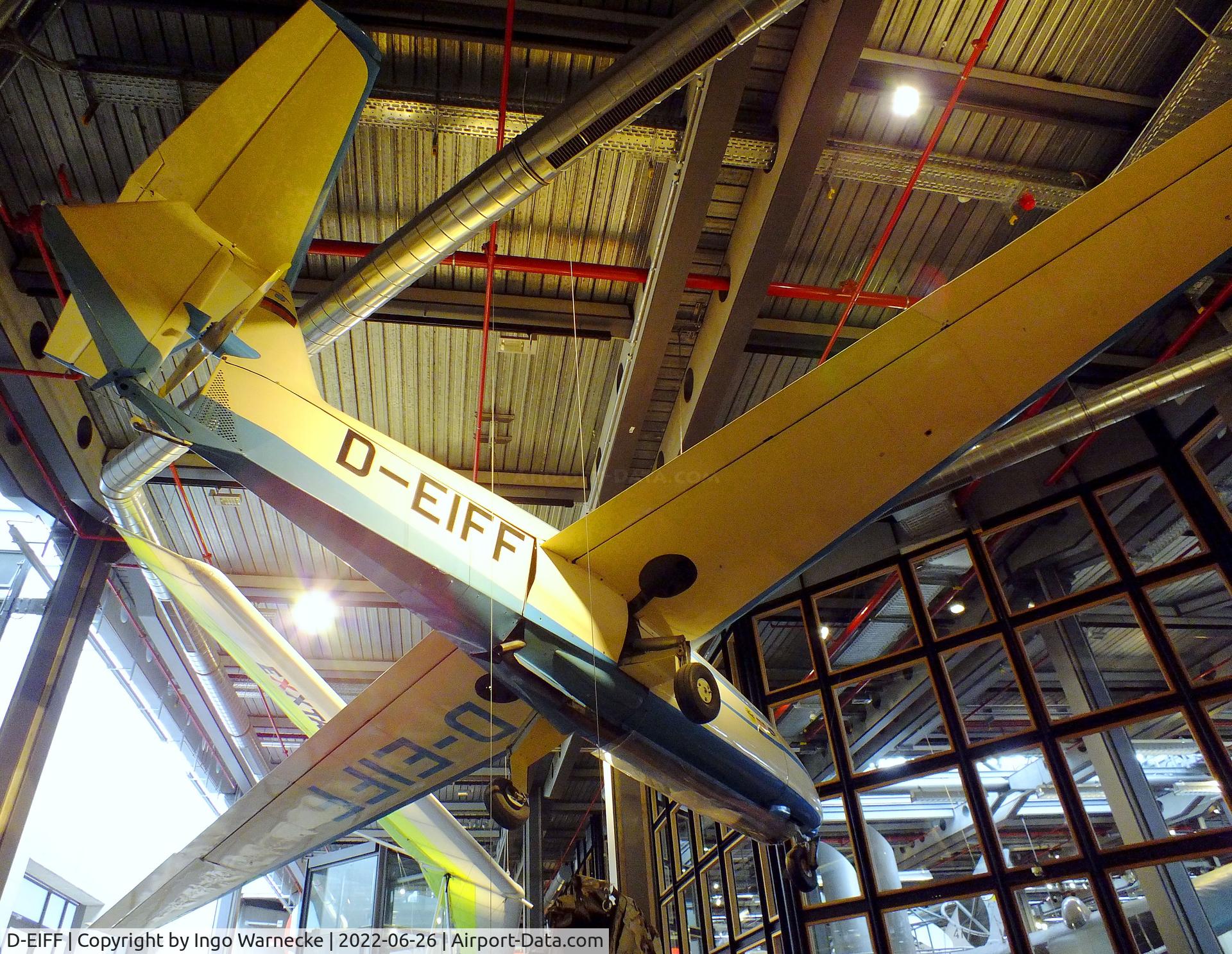 D-EIFF, 1959 Rhein Flugzeugbau RW3-P75 Multoplan C/N 009, Rhein-Flugzeugbau (Fischer) RW-3-P75 Multoplan at the Deutsches-Technikmuseum (DTM), Berlin
