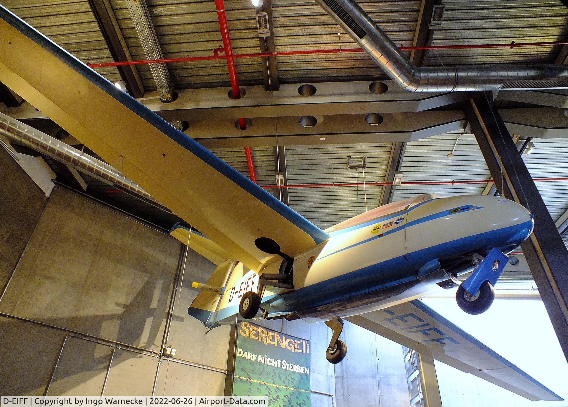 D-EIFF, 1959 Rhein Flugzeugbau RW3-P75 Multoplan C/N 009, Rhein-Flugzeugbau (Fischer) RW-3-P75 Multoplan at the Deutsches-Technikmuseum (DTM), Berlin