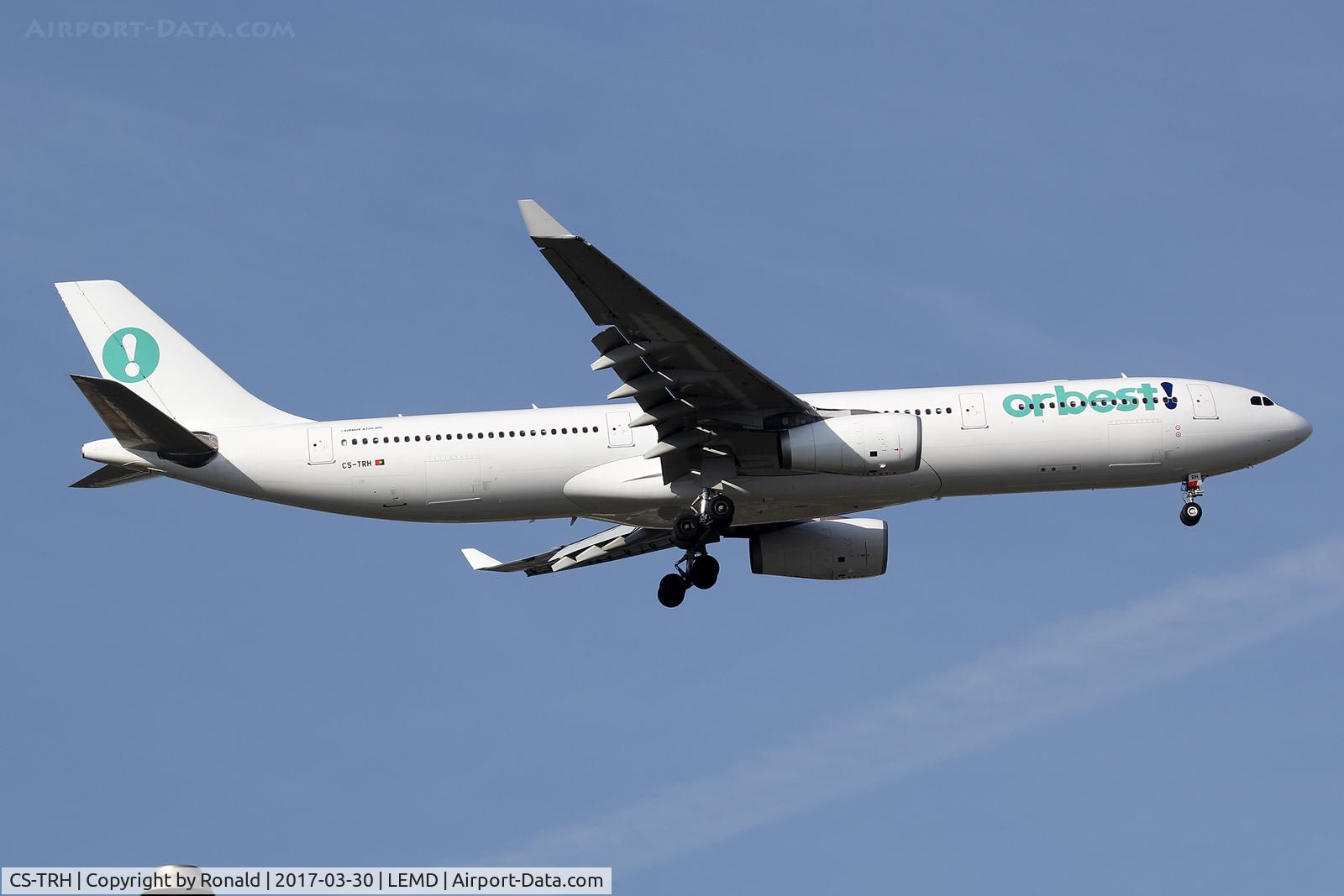 CS-TRH, 2007 Airbus A330-343X C/N 833, at mad