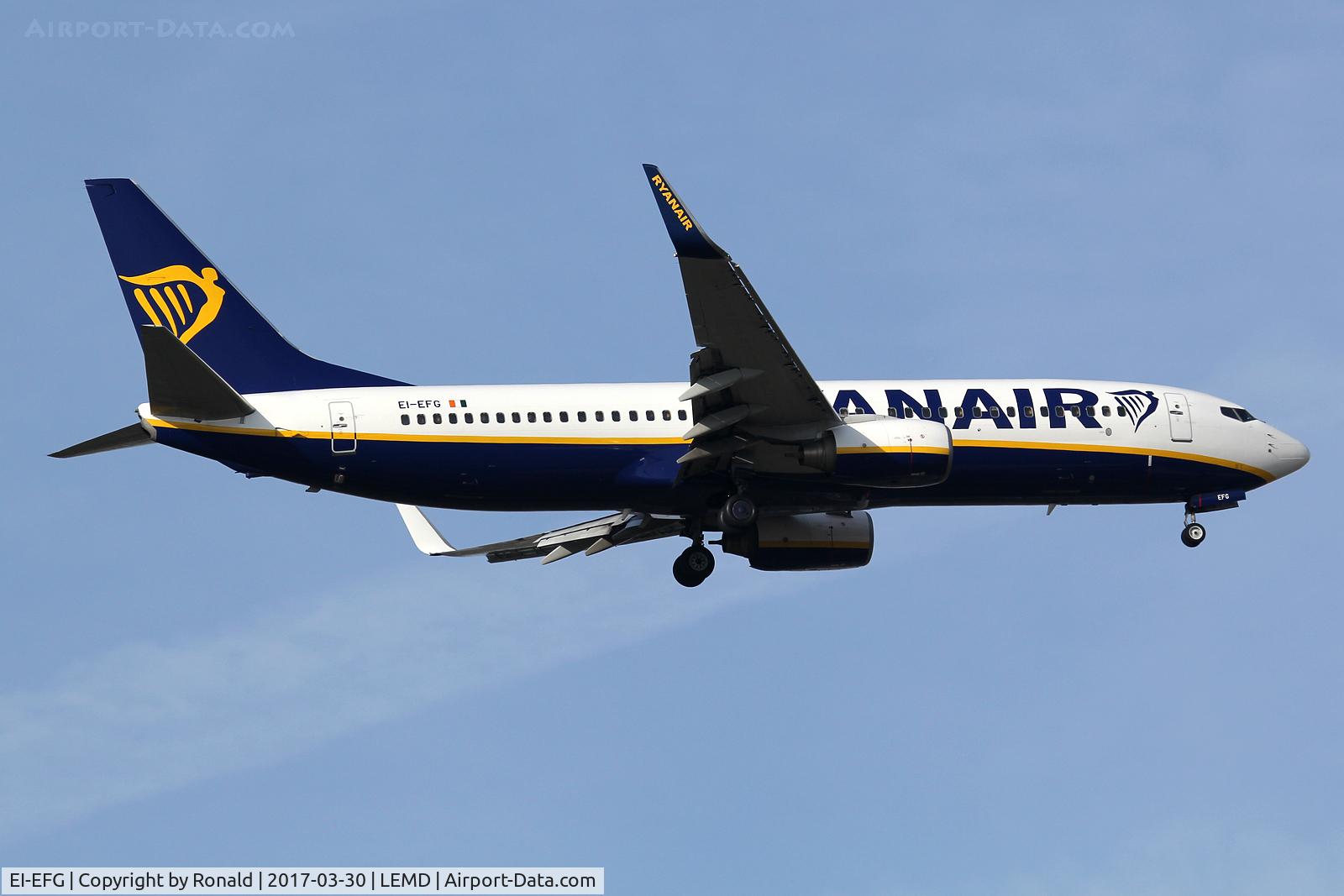 EI-EFG, 2009 Boeing 737-8AS C/N 35014, at mad