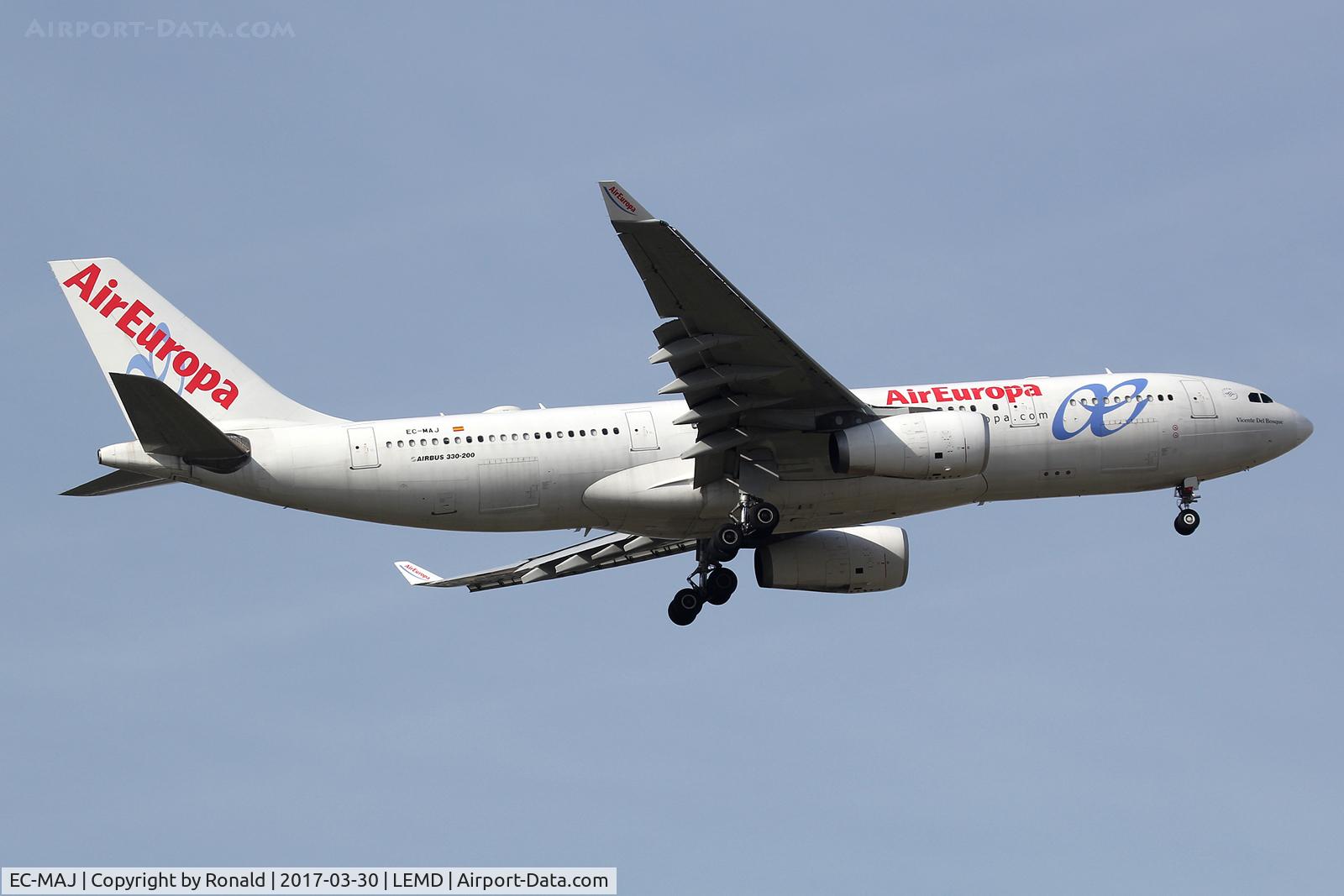 EC-MAJ, 2009 Airbus A330-243 C/N 992, at mad