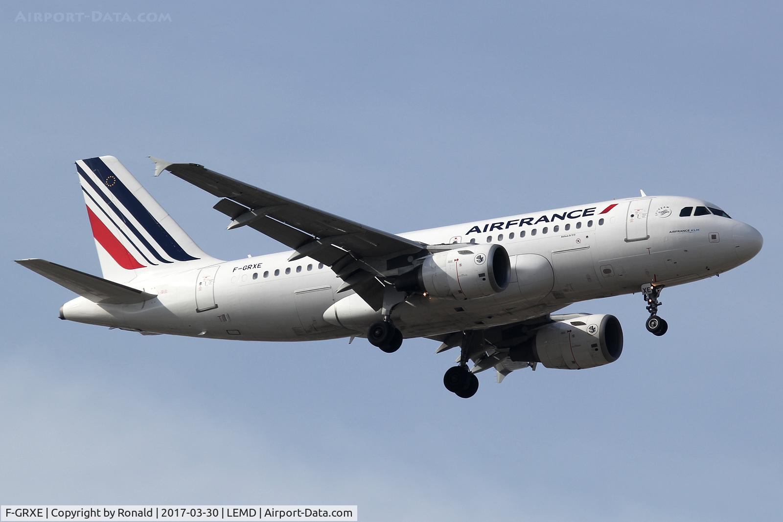 F-GRXE, 2002 Airbus A319-111 C/N 1733, at mad