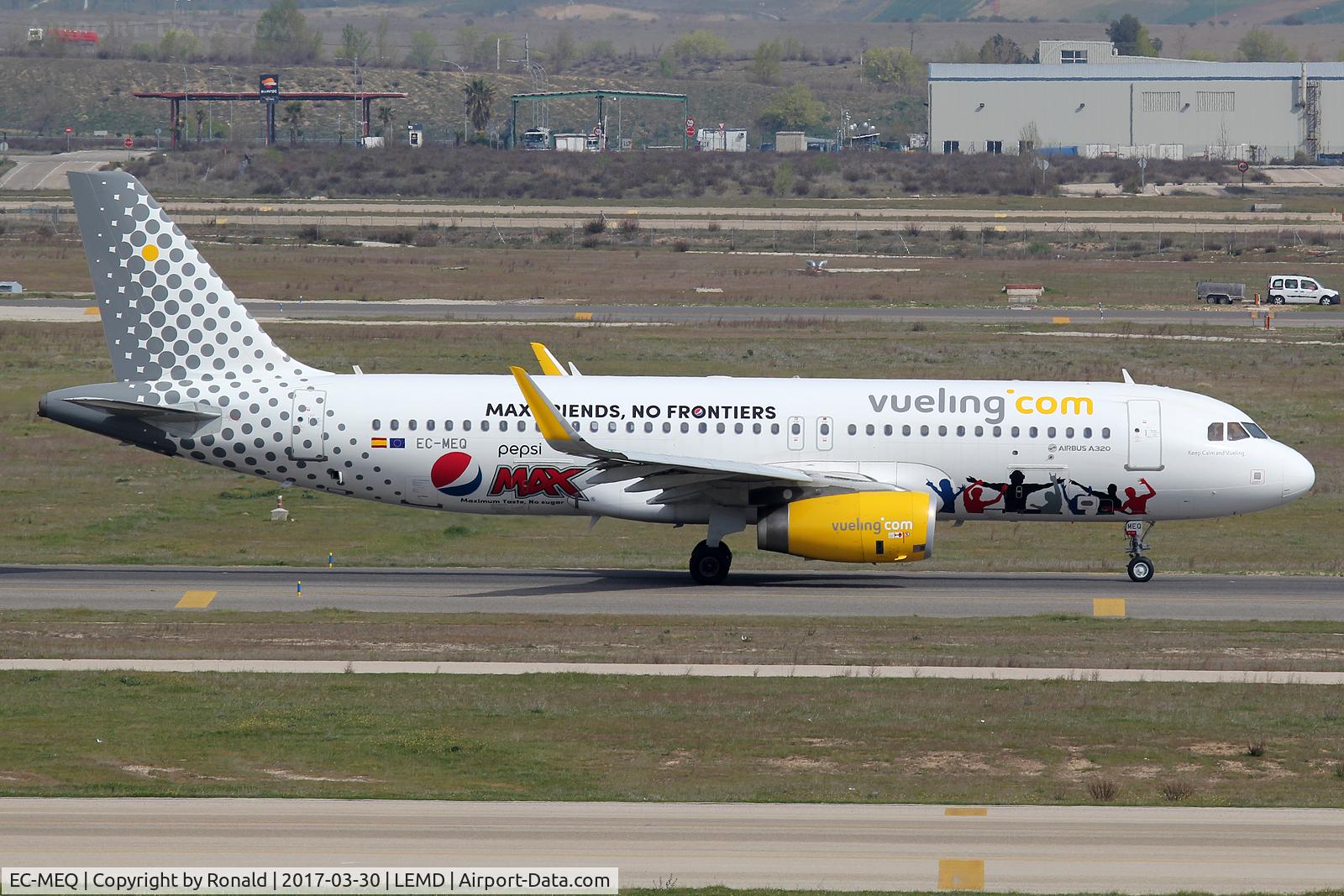 EC-MEQ, 2015 Airbus A320-232 C/N 6483, at mad
