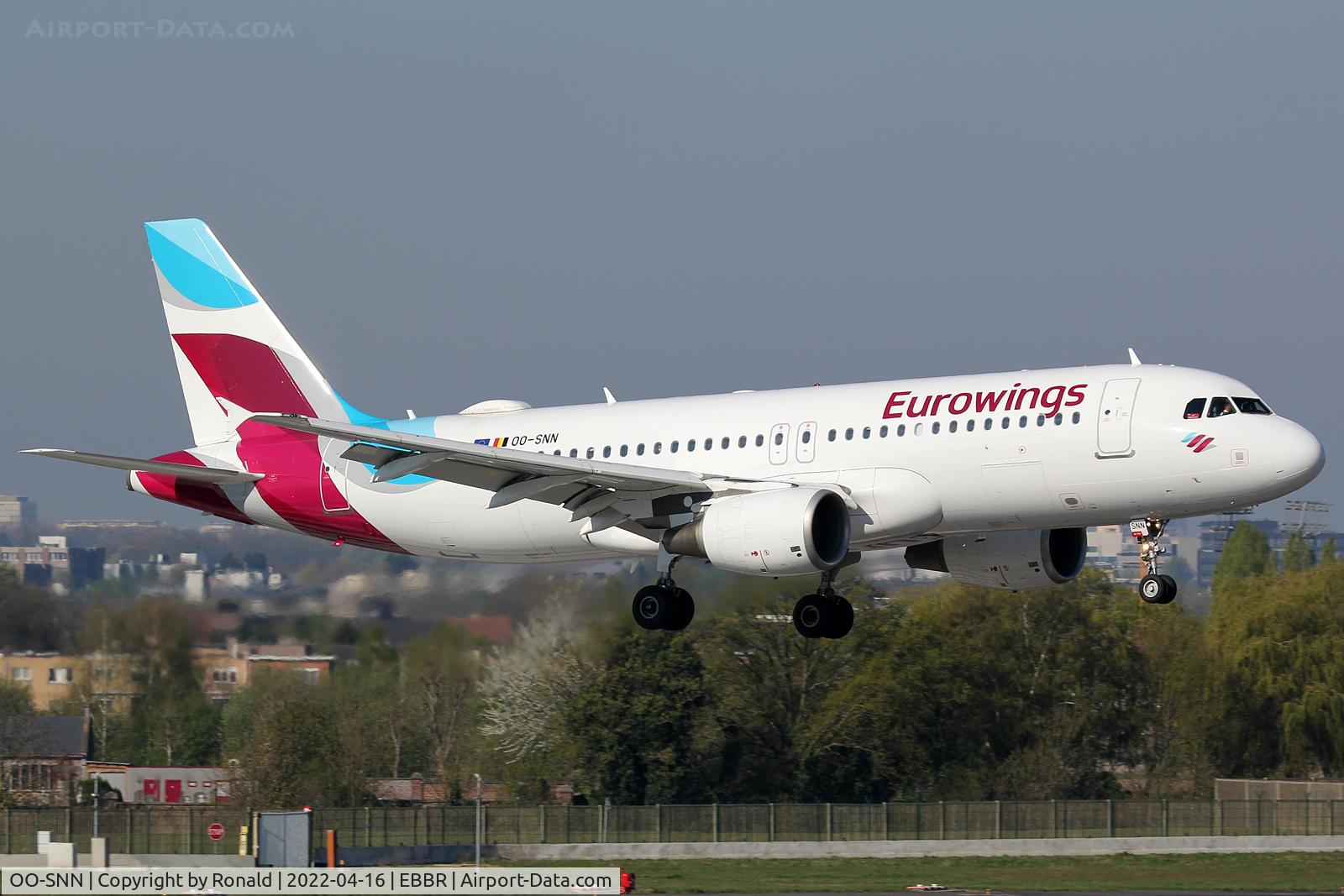 OO-SNN, 2010 Airbus A320-214 C/N 4269, at bru