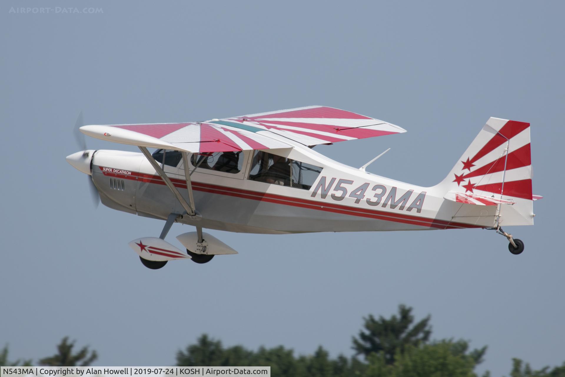 N543MA, 2004 American Champion 8KCAB Decathlon C/N 972-2004, At AirVenture 2019
