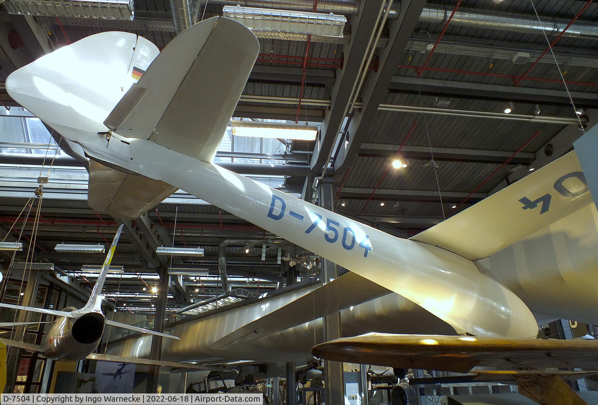 D-7504, DFS Olympia-Meise C/N 003, Jacobs DFS Olympia-Meise at the Deutsches-Technikmuseum (DTM), Berlin