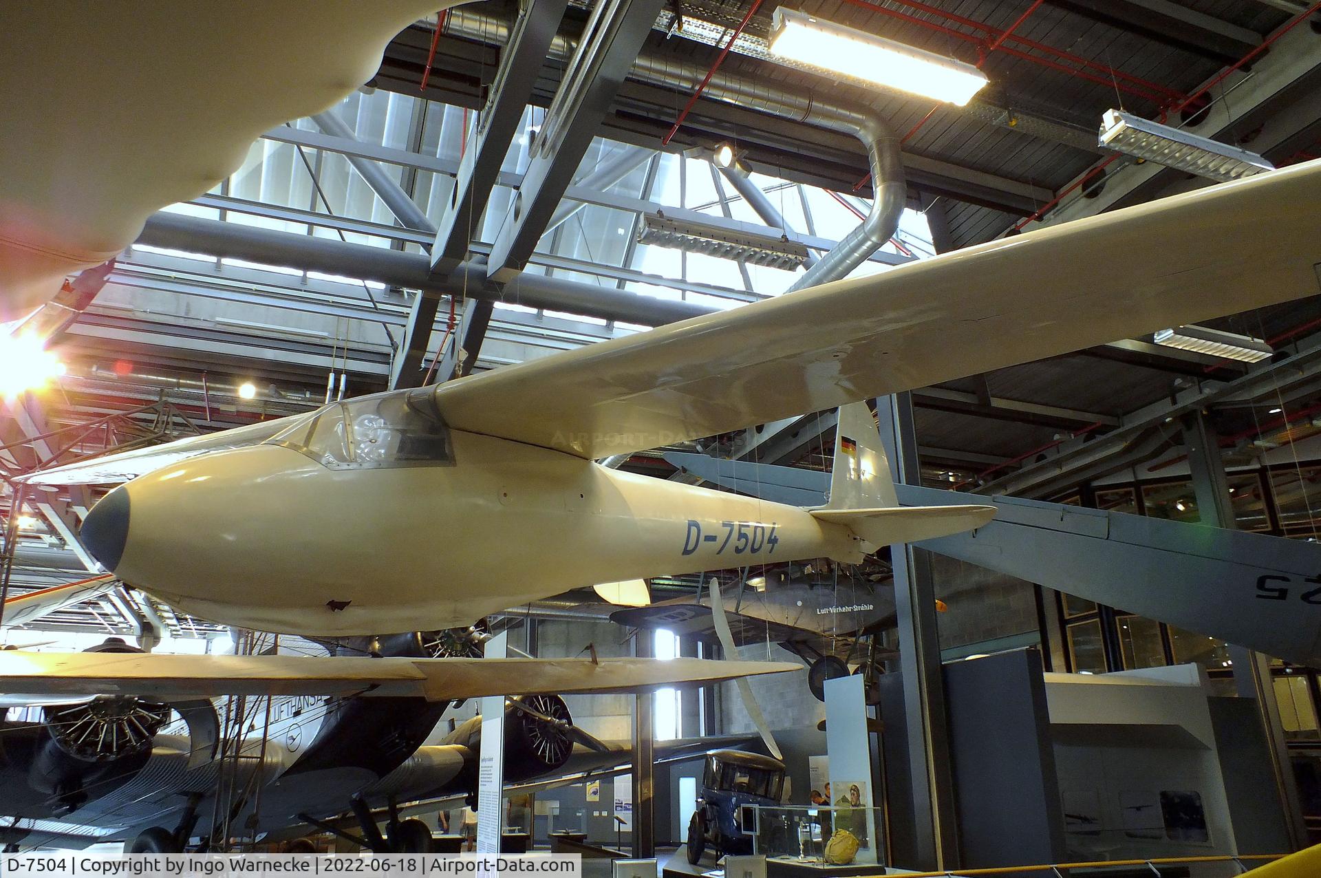 D-7504, DFS Olympia-Meise C/N 003, Jacobs DFS Olympia-Meise at the Deutsches-Technikmuseum (DTM), Berlin