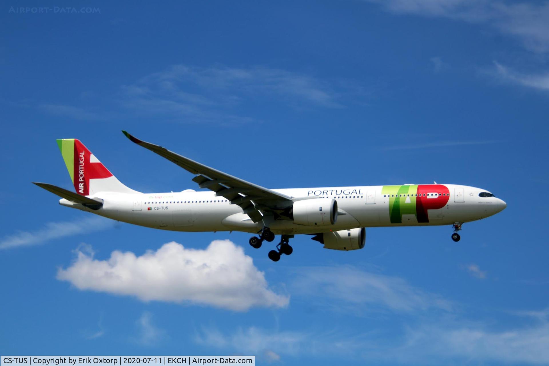 CS-TUS, 2019 Airbus A330-941 C/N 1954, CS-TUS landing rw 04L