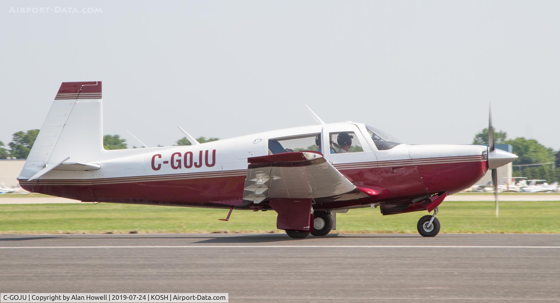 C-GOJU, 1980 Mooney M20K C/N 25-0412, At AirVenture 2019