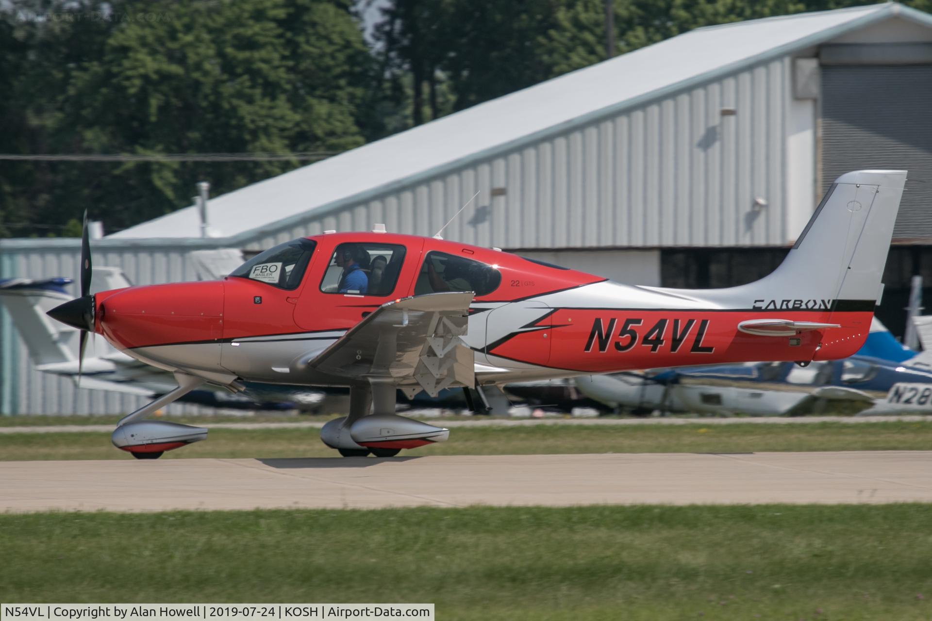 N54VL, 2019 Cirrus SR22 C/N 4791, At AirVenture 2019