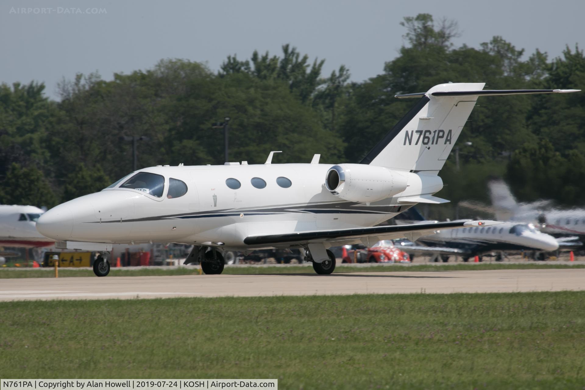 N761PA, 2011 Cessna 510 Citation Mustang C/N 510-0374, At AirVenture 2019