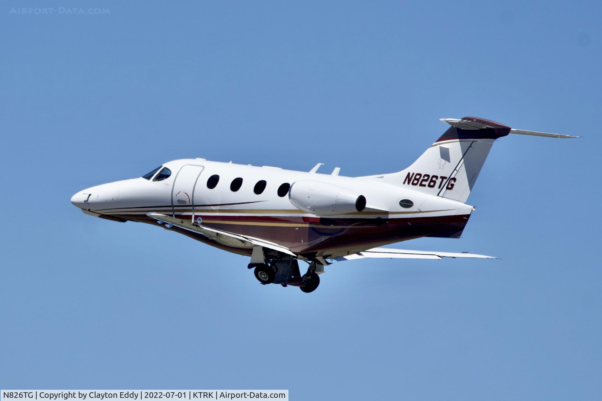 N826TG, 2009 Hawker Beechcraft Corp 390 C/N RB-258, Truckee airport in California 2022.