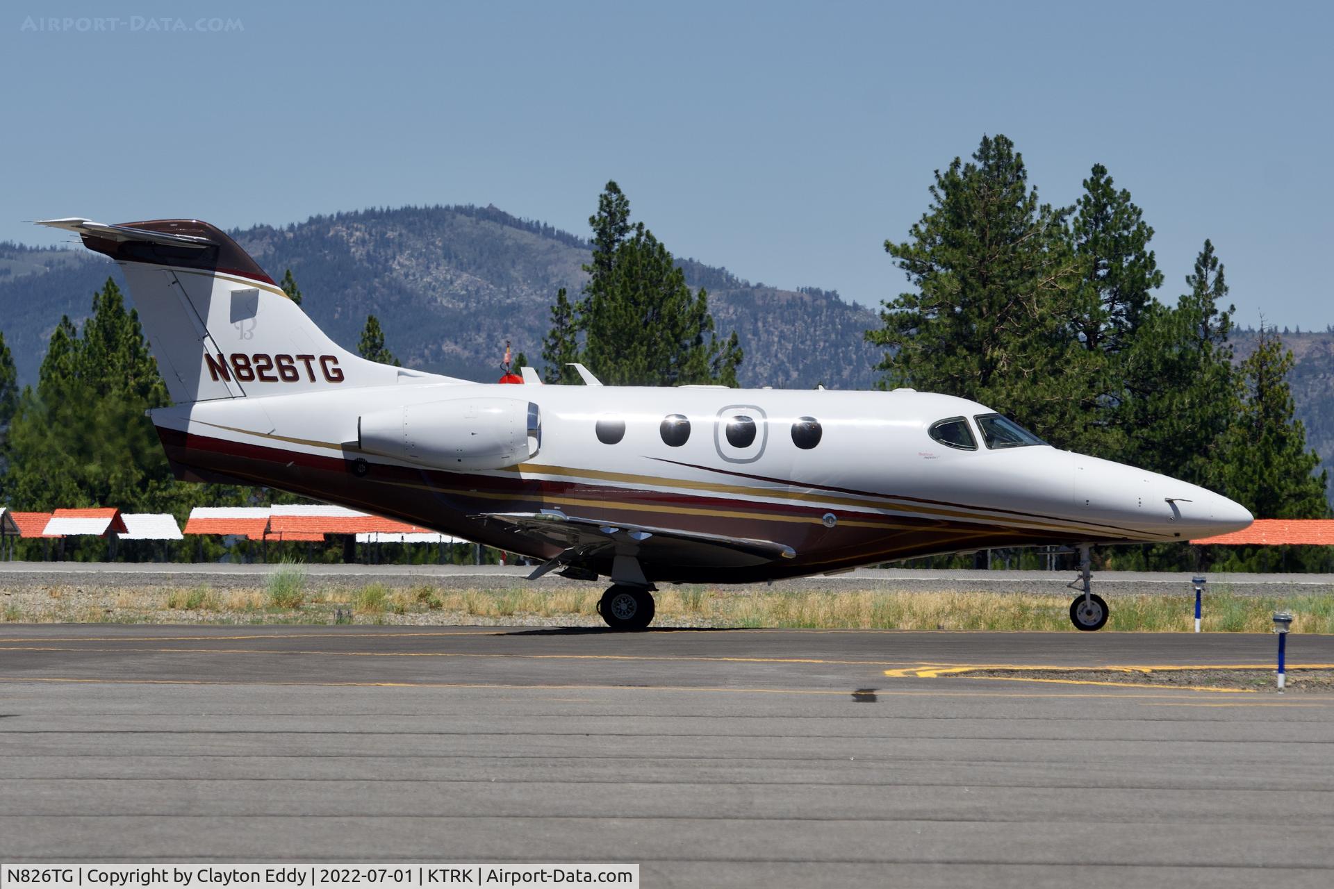 N826TG, 2009 Hawker Beechcraft Corp 390 C/N RB-258, Truckee airport in California 2022.