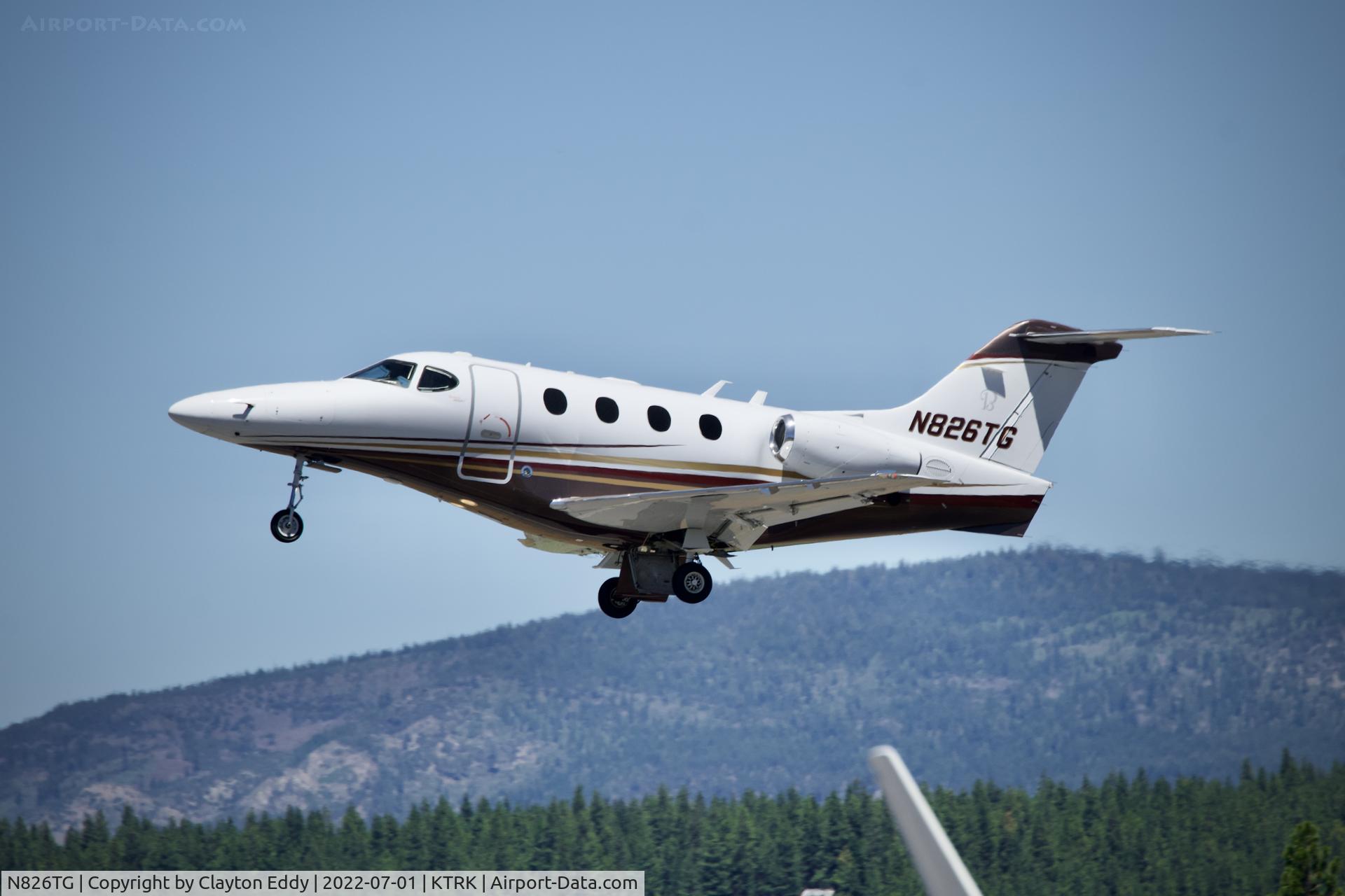 N826TG, 2009 Hawker Beechcraft Corp 390 C/N RB-258, Truckee airport in California 2022.