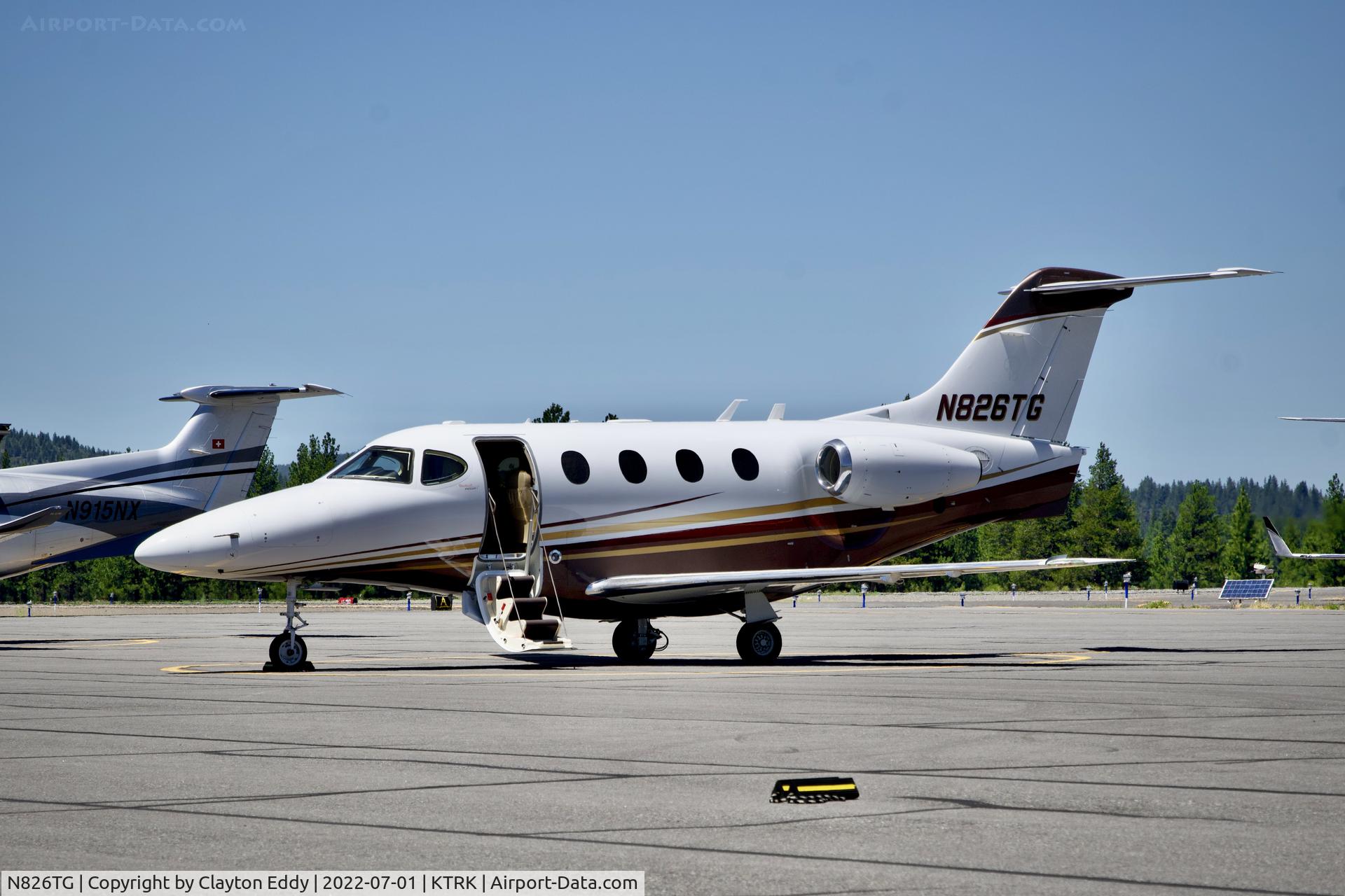N826TG, 2009 Hawker Beechcraft Corp 390 C/N RB-258, Truckee airport in California 2022.