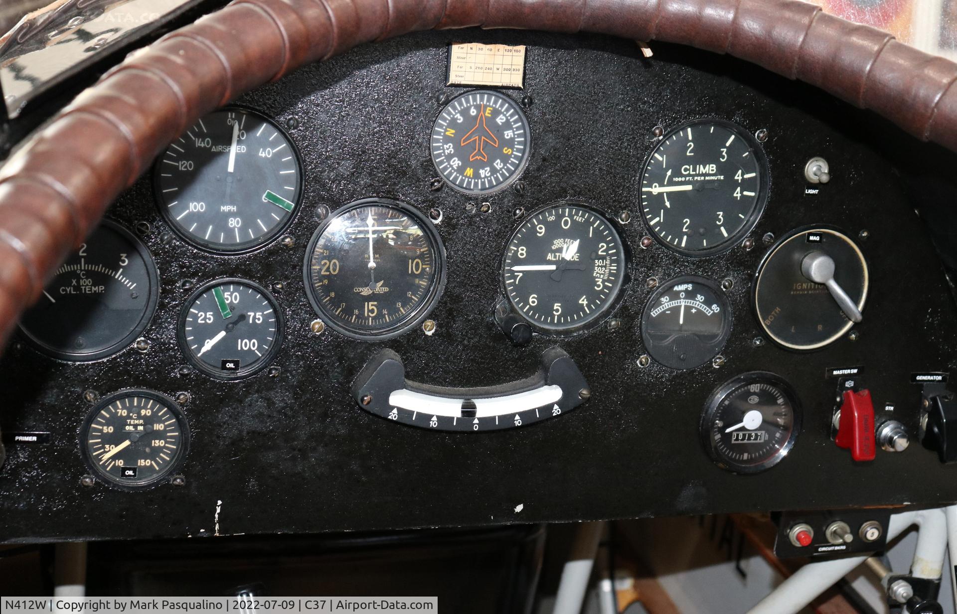 N412W, 1990 Kelch Alfred H KELCH TA-12 C/N 2013-1990, Kelch TA-12 (Replica of Travel Air 12-W)
