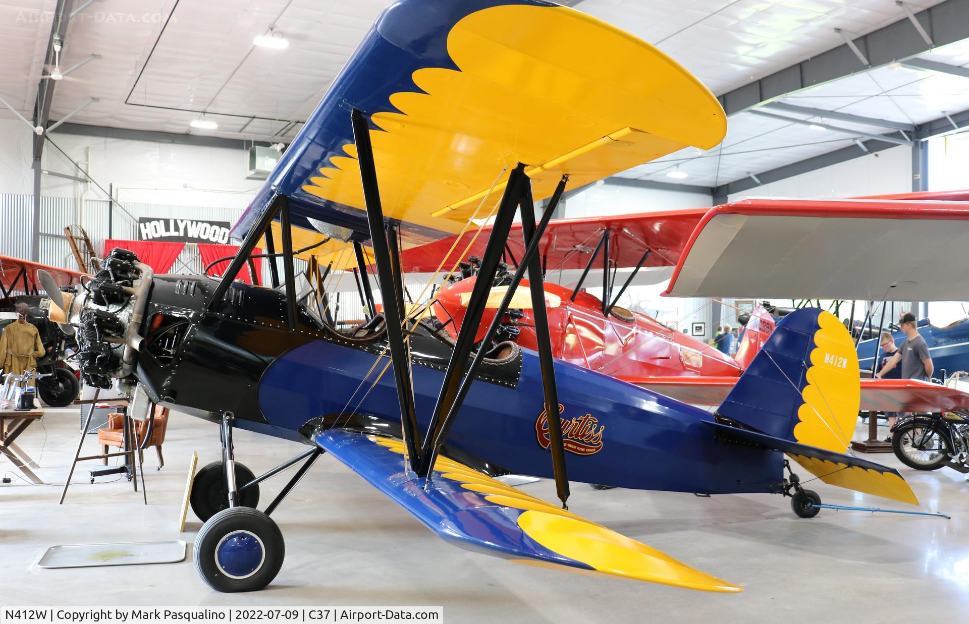 N412W, 1990 Kelch Alfred H KELCH TA-12 C/N 2013-1990, Kelch TA-12 (Replica of Travel Air 12-W)