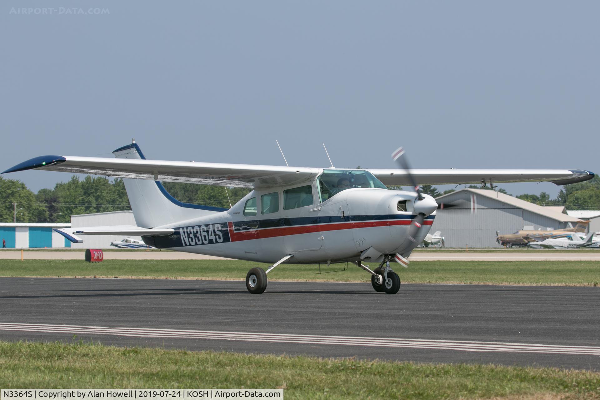 N3364S, 1969 Cessna 210J Centurion C/N 21059164, At AirVenture 2019