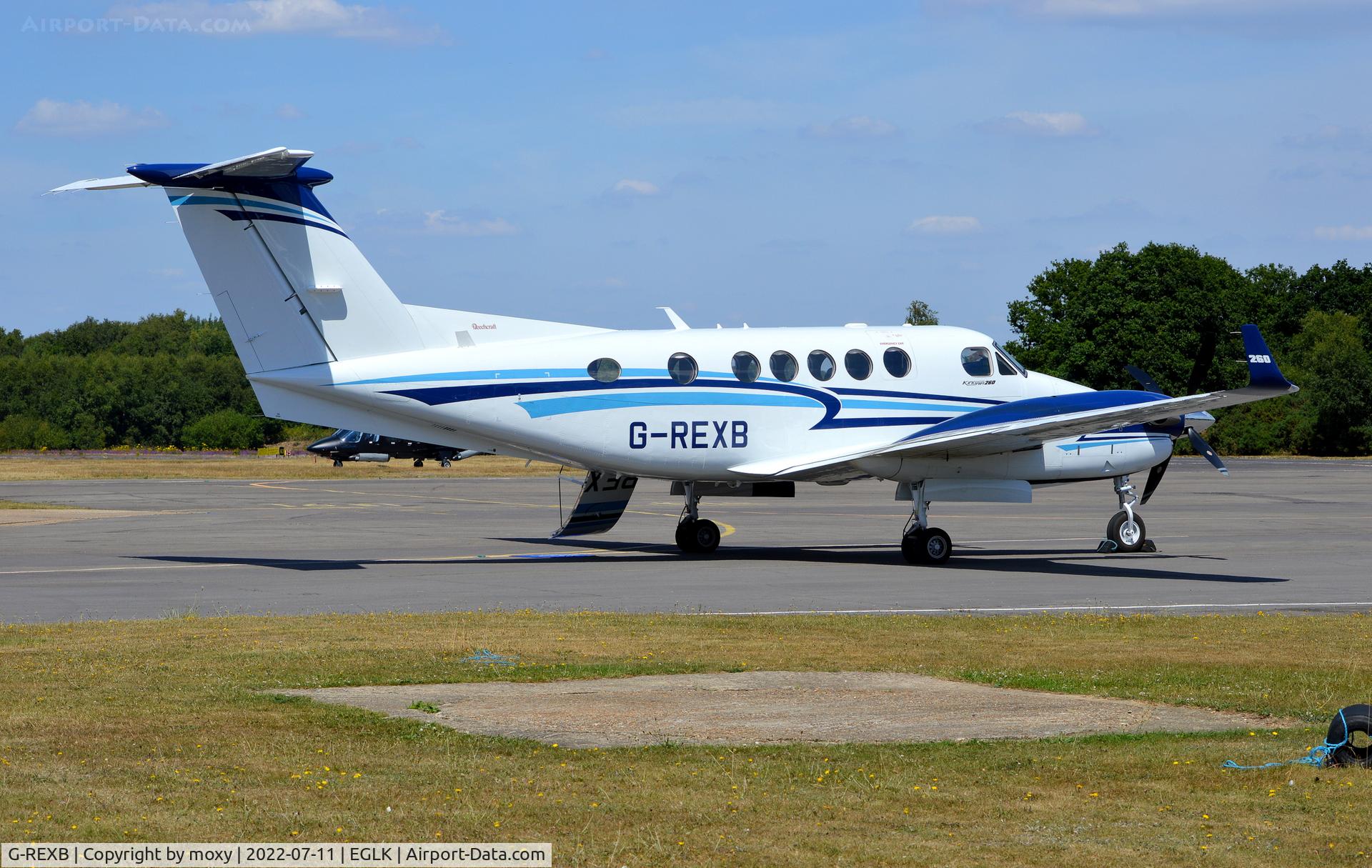G-REXB, 2022 Beech B200GT Super King Air King Air C/N BY-427, B200GT Super Kingair at Blackbushe, destination Jersey.