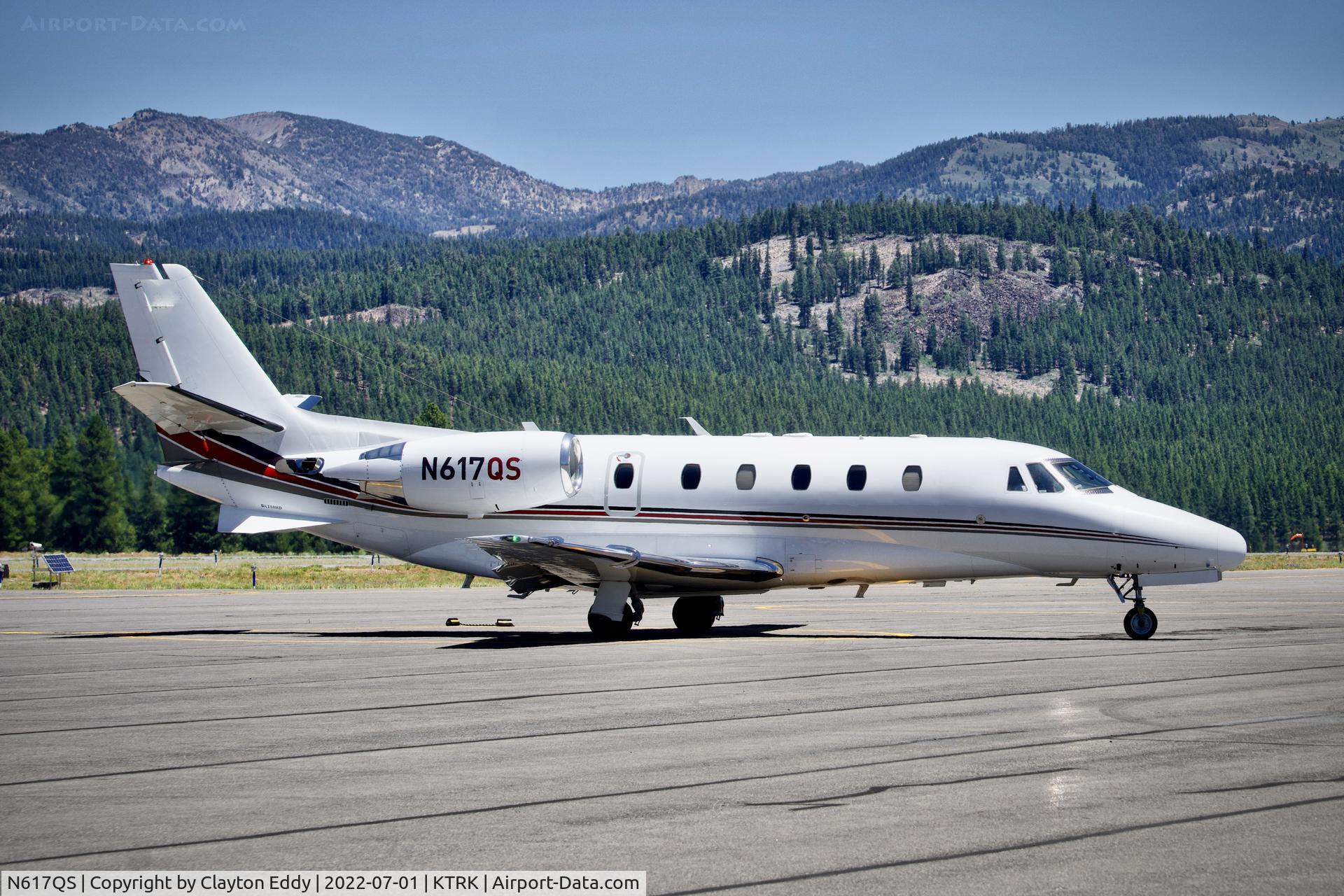 N617QS, 2004 Cessna 560XL Citation XLS C/N 560-5509, Truckee airport in California 2022.