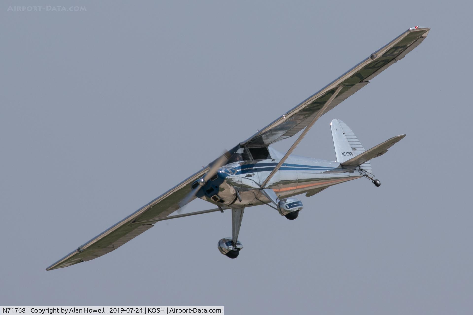 N71768, 1946 Luscombe 8A Silvaire C/N 3195, At AirVenture 2019