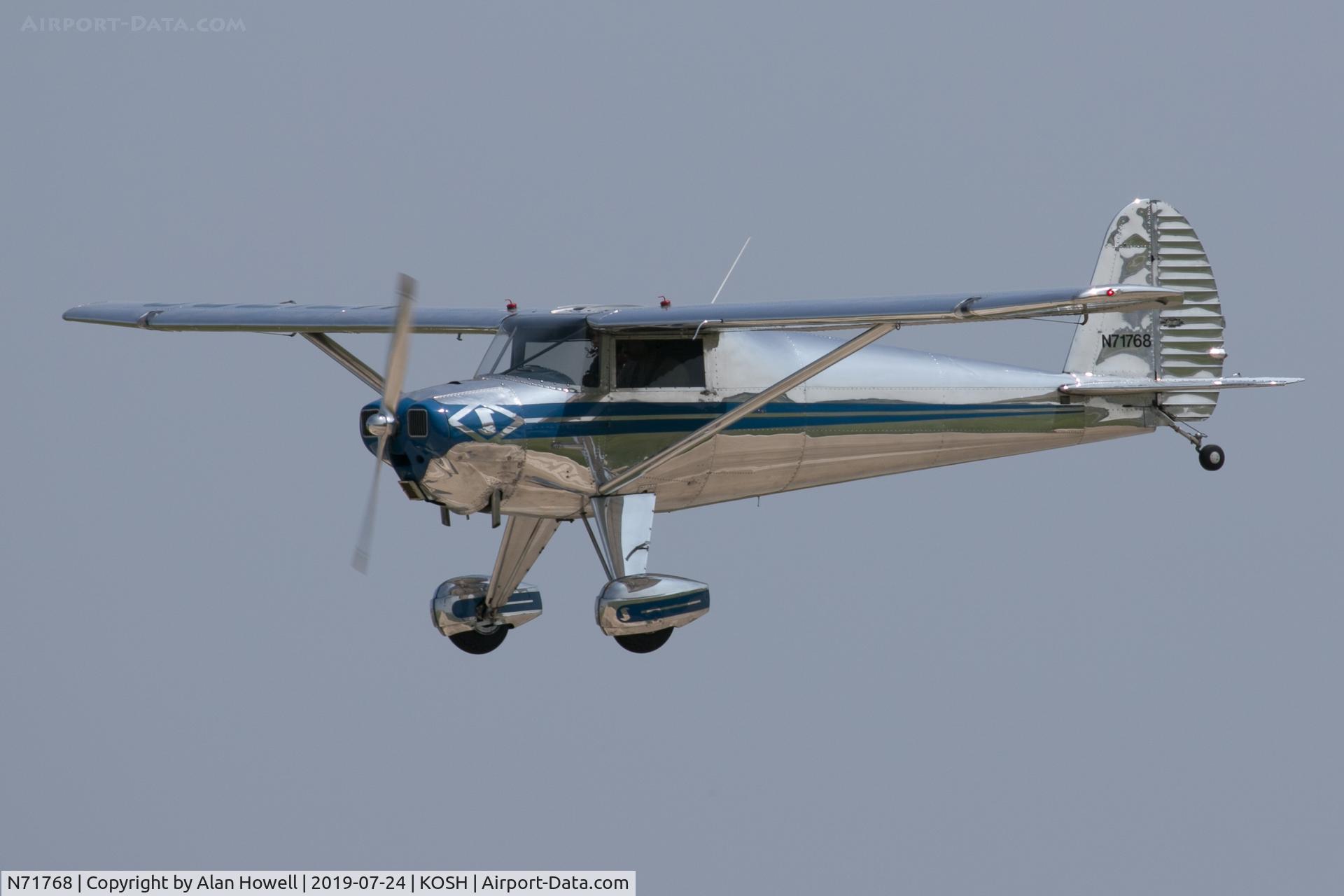 N71768, 1946 Luscombe 8A Silvaire C/N 3195, At AirVenture 2019