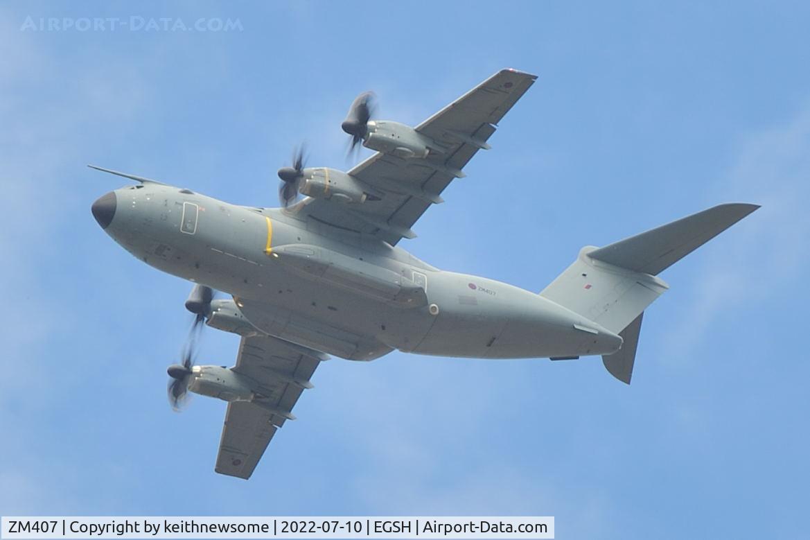 ZM407, 2015 Airbus A400M Atlas C.1 C/N 026, Circuit Training.