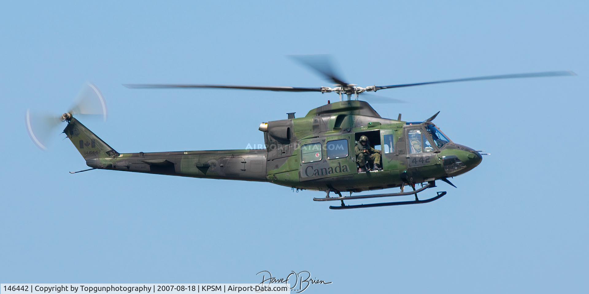 146442, Bell CH-146 Griffon C/N 46442, Canadian Helo in for static display