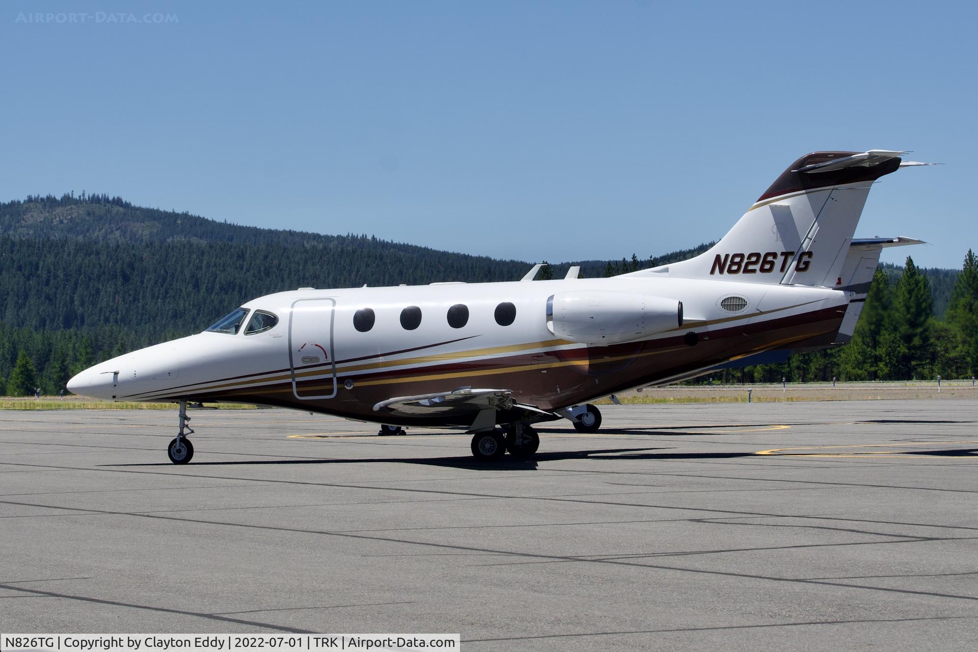 N826TG, 2009 Hawker Beechcraft Corp 390 C/N RB-258, Truckee airport in California 2022.