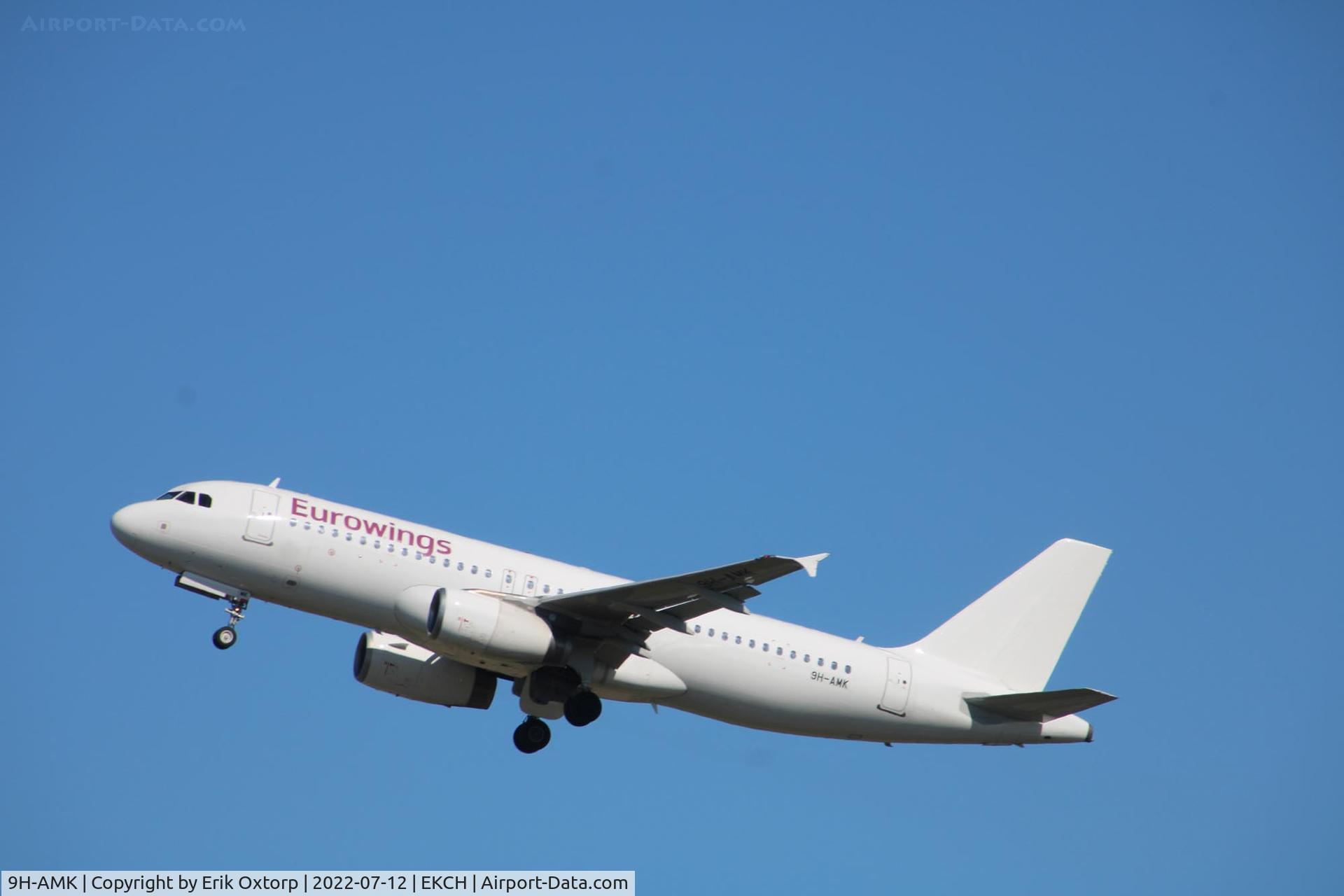 9H-AMK, 2008 Airbus A320-232 C/N 3562, 9H-AMK taking off rw 22R