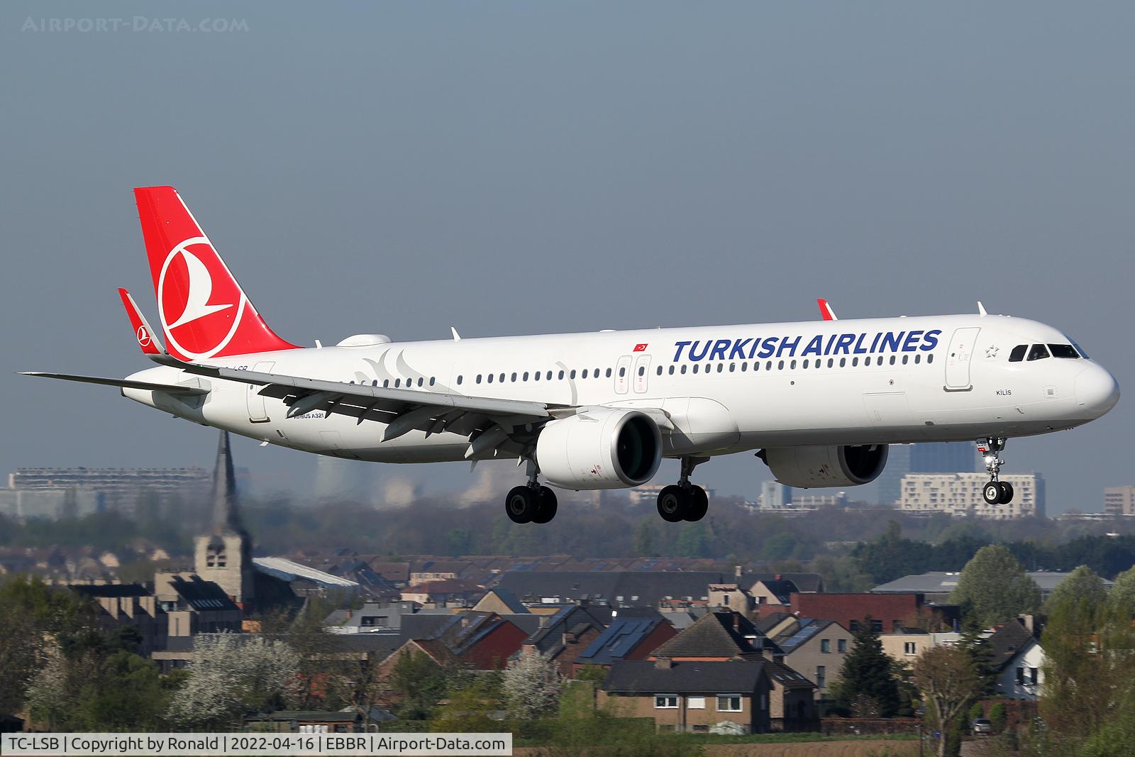 TC-LSB, 2019 Airbus A321-271NX C/N 8257, at bru