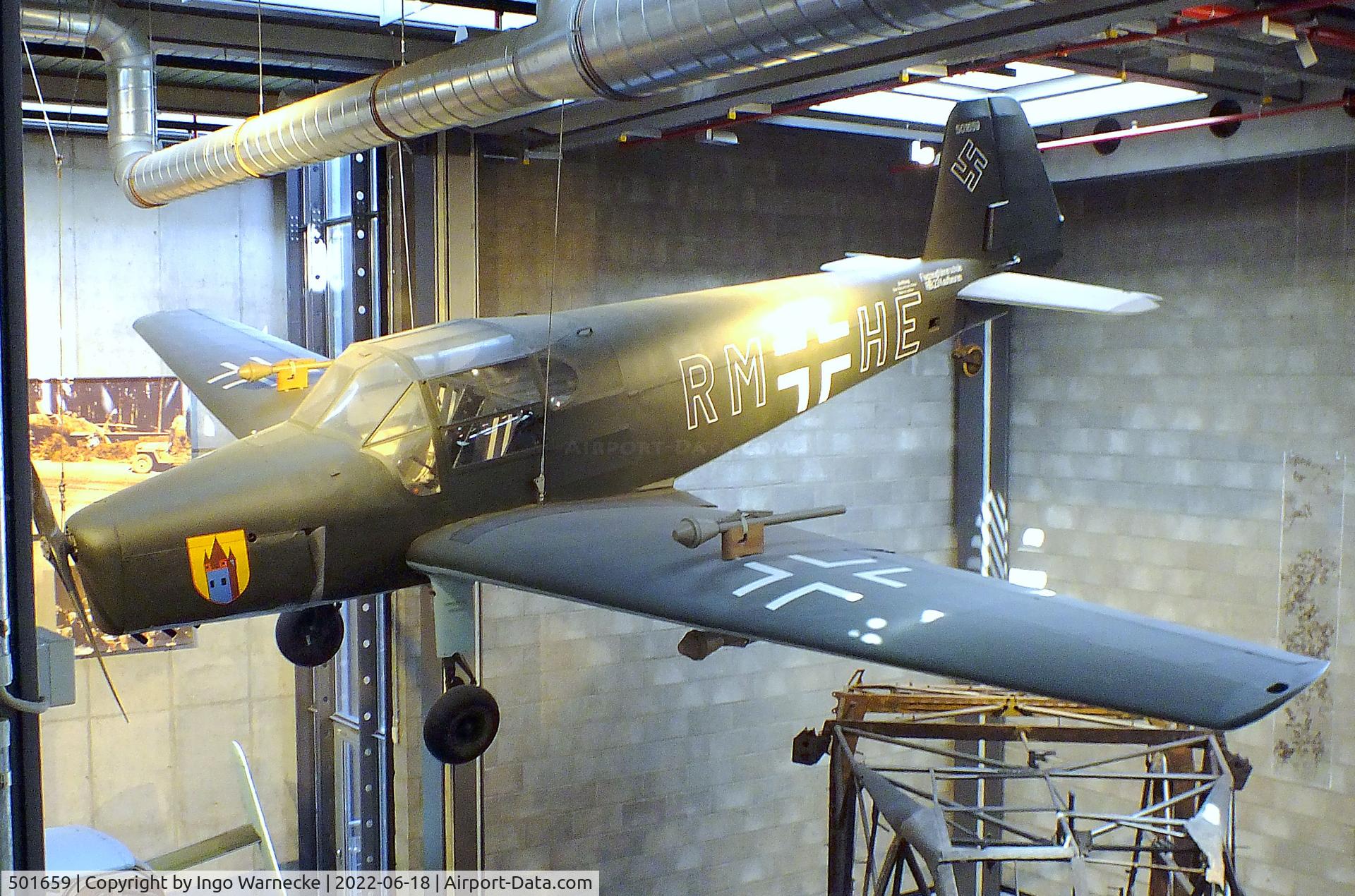 501659, Bucker Bu-181C-2 Bestmann C/N 501659, Bücker Bü 181C-2 Bestmann at the Deutsches-Technikmuseum (DTM), Berlin