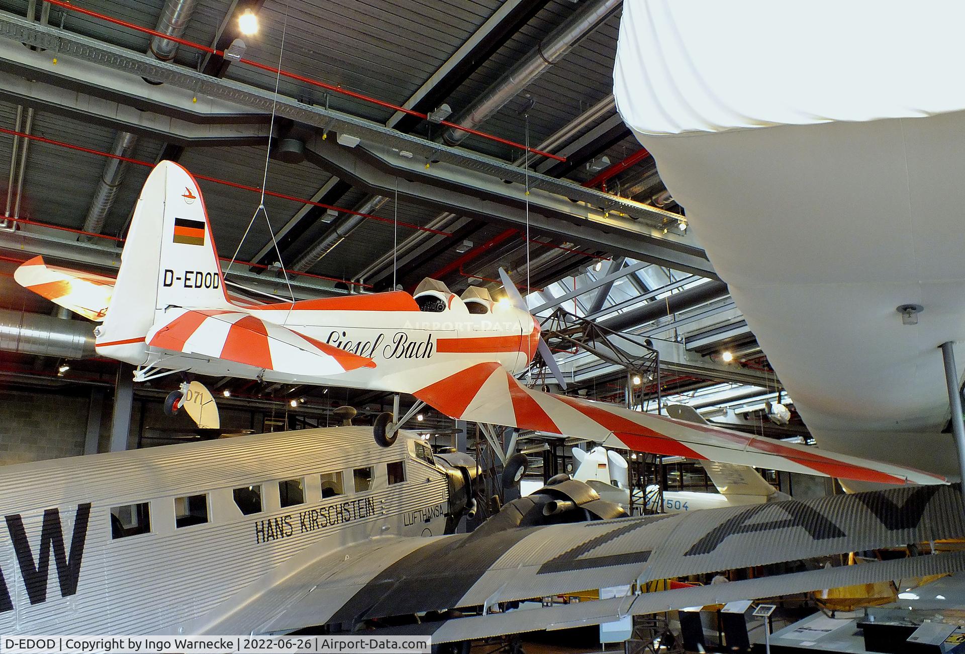 D-EDOD, 1940 Klemm KI-35D C/N 1917, Klemm Kl 35D at the Deutsches-Technikmuseum (DTM), Berlin