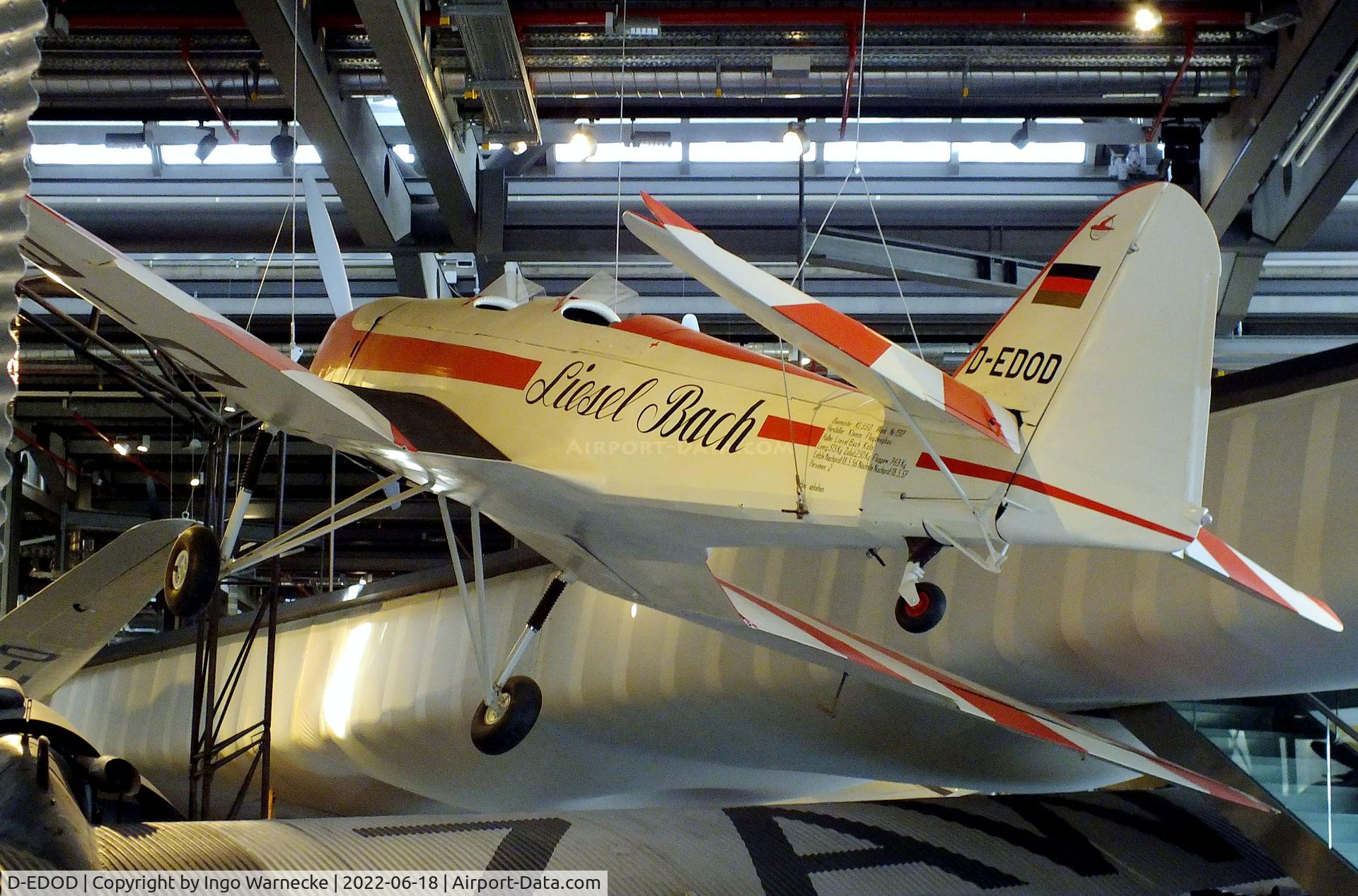 D-EDOD, 1940 Klemm KI-35D C/N 1917, Klemm Kl 35D at the Deutsches-Technikmuseum (DTM), Berlin