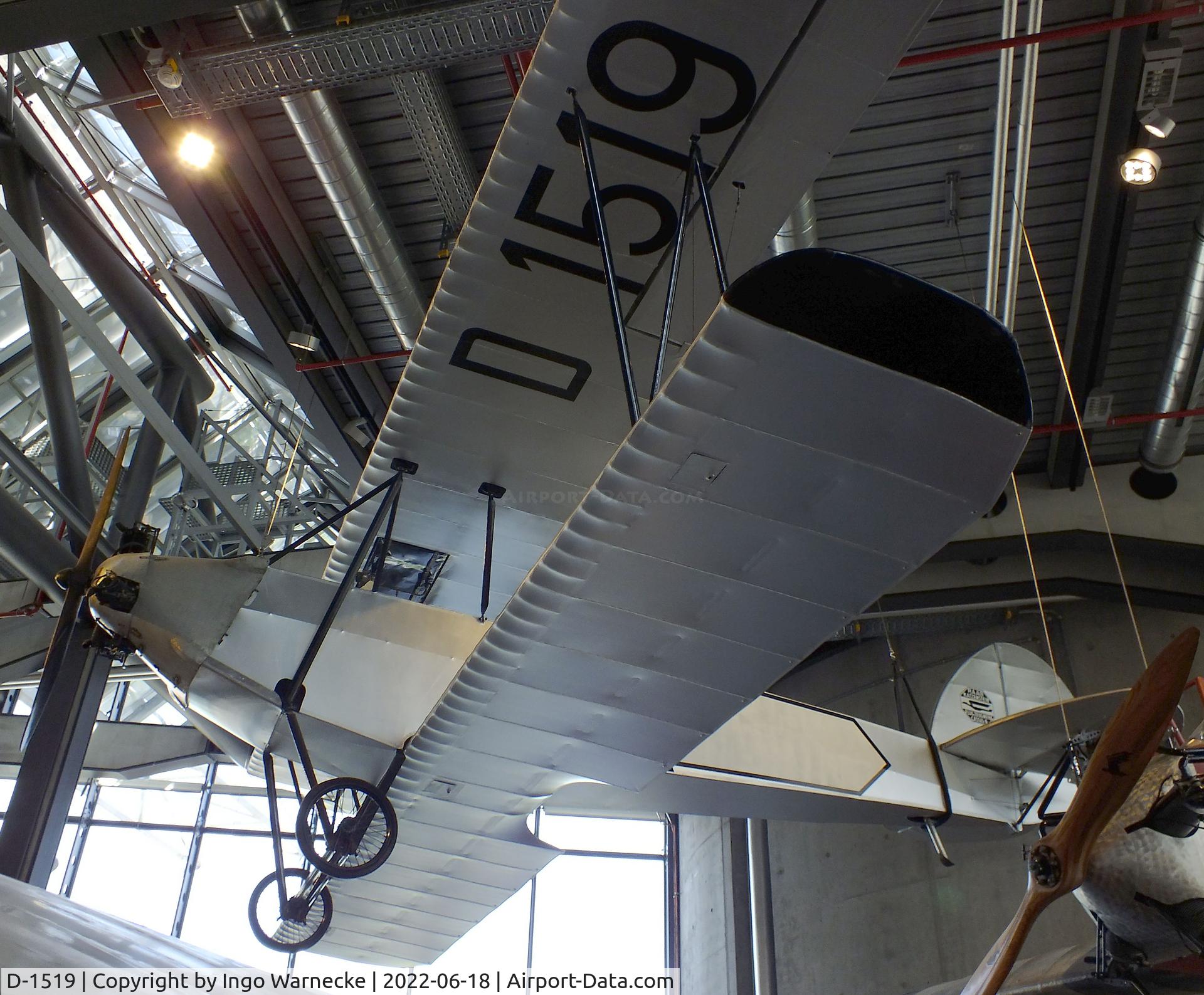 D-1519, Raab-Katzenstein RK-9 Grasmücke C/N 353, Raab-Katzenstein RK-9 Grasmücke at the Deutsches-Technikmuseum (DTM), Berlin