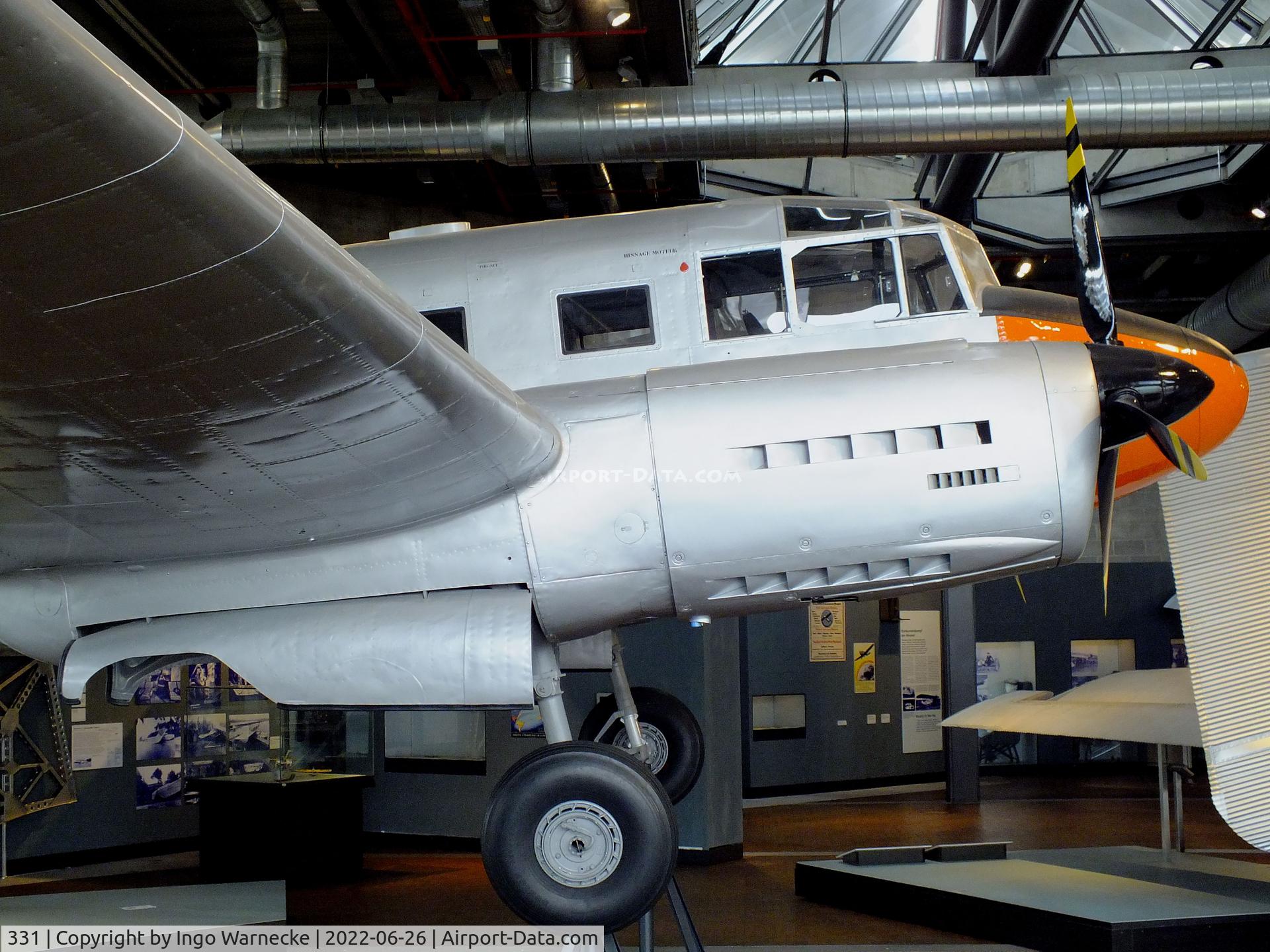 331, Nord NC-702 Martinet C/N 331, SNCAC Nord NC.702 Martinet (Siebel Si 204A built after WW II in France with Renault 12S engines) at the Deutsches-Technikmuseum (DTM), Berlin