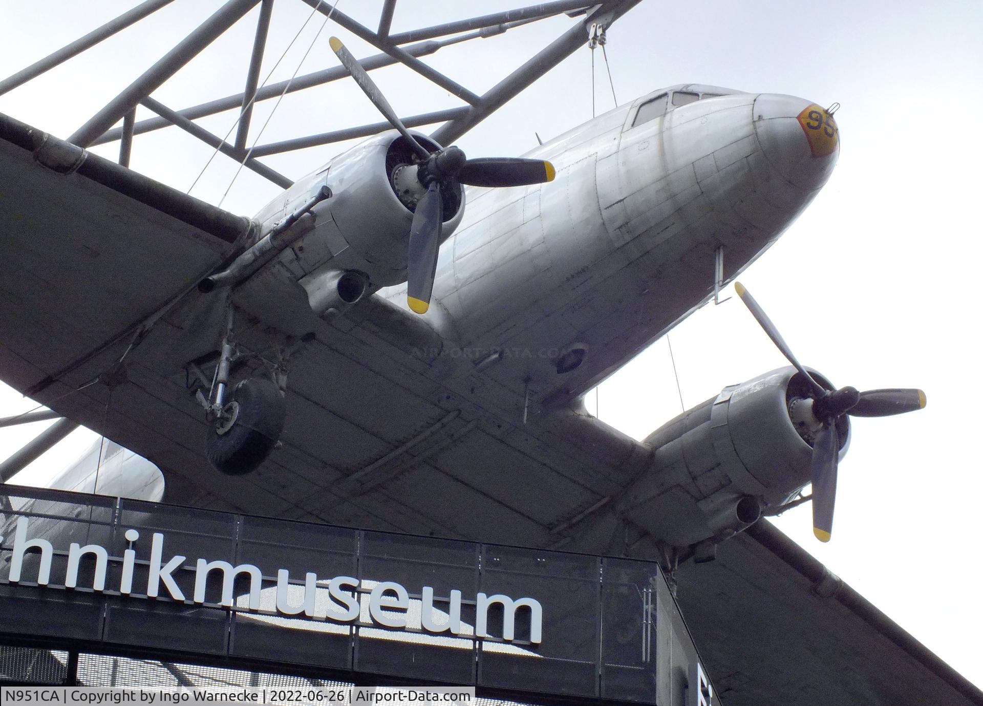 N951CA, 1945 Douglas C-47B-45-DK C/N 16954/34214, Douglas C-47B Skytrain (DC-3) at the Deutsches-Technikmuseum (DTM), Berlin