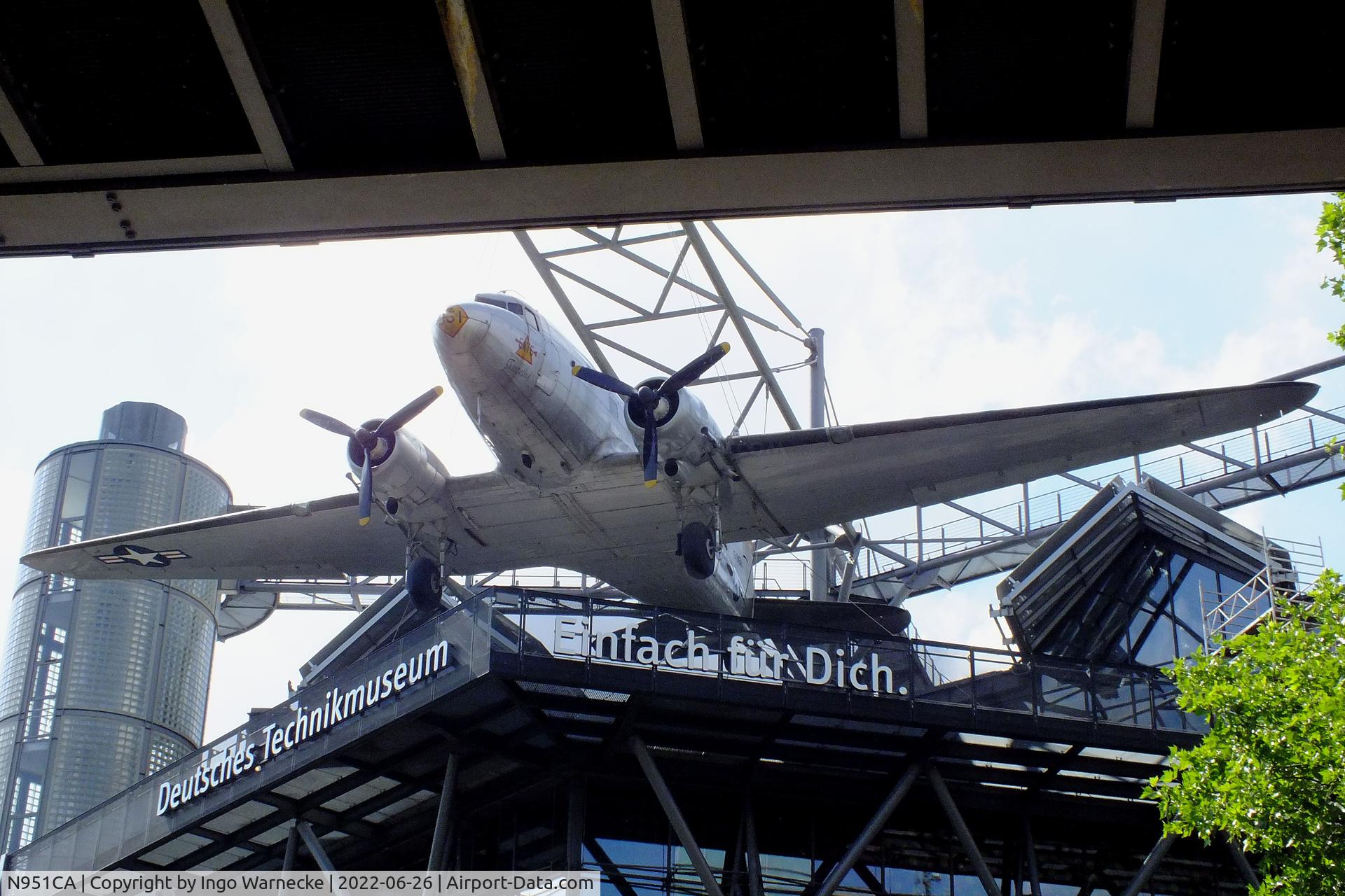 N951CA, 1945 Douglas C-47B-45-DK C/N 16954/34214, Douglas C-47B Skytrain (DC-3) at the Deutsches-Technikmuseum (DTM), Berlin