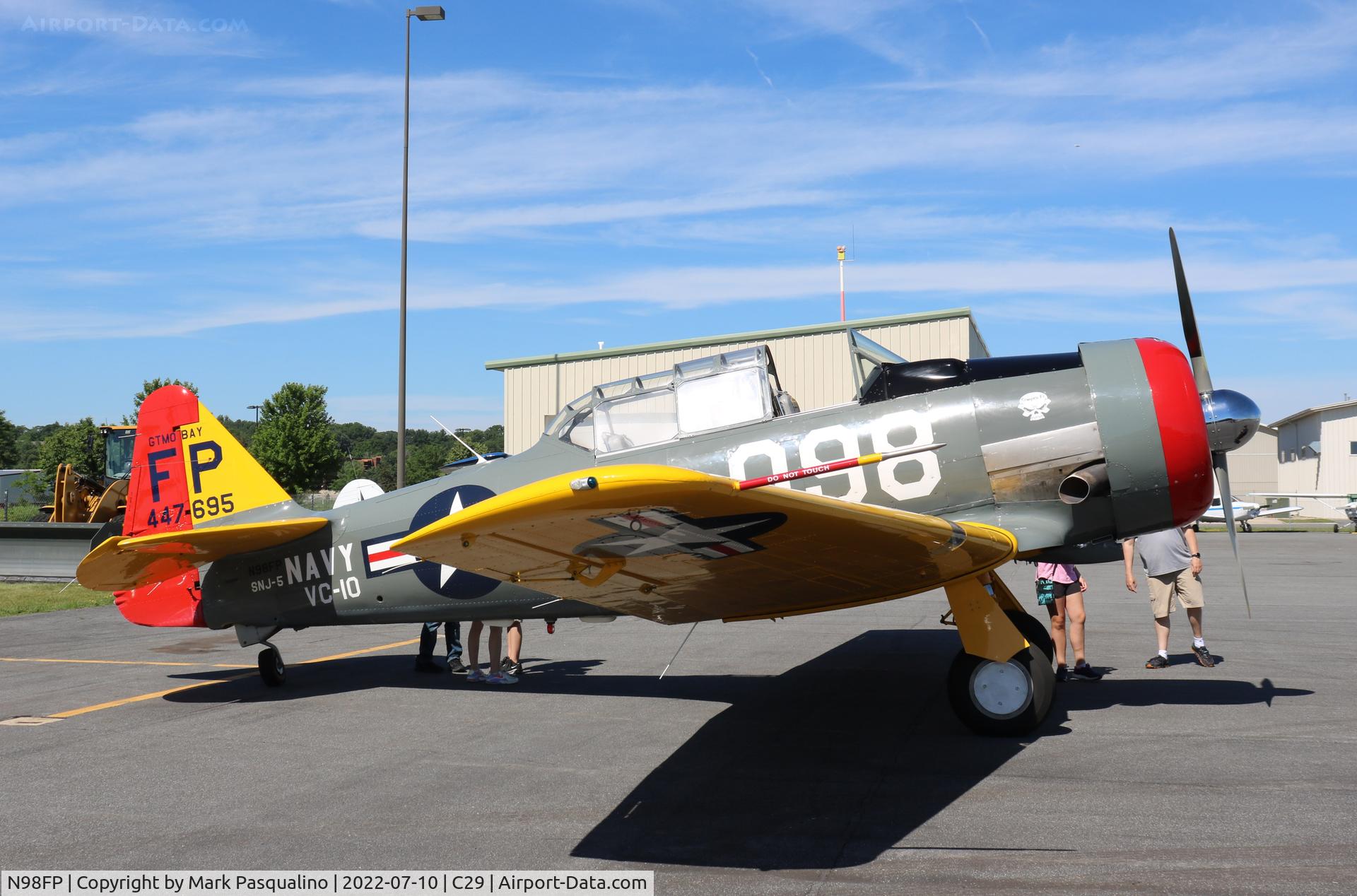 N98FP, 1944 North American AT-6G Texan C/N 7695, North American AT-6G