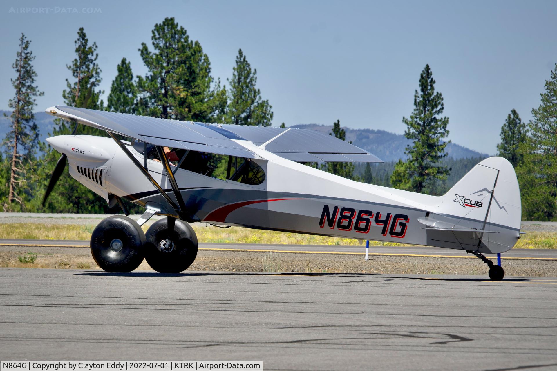 N864G, 2016 Cub Crafters CC19-180 XCub C/N CC19-0008, Truckee airport in California 2022.