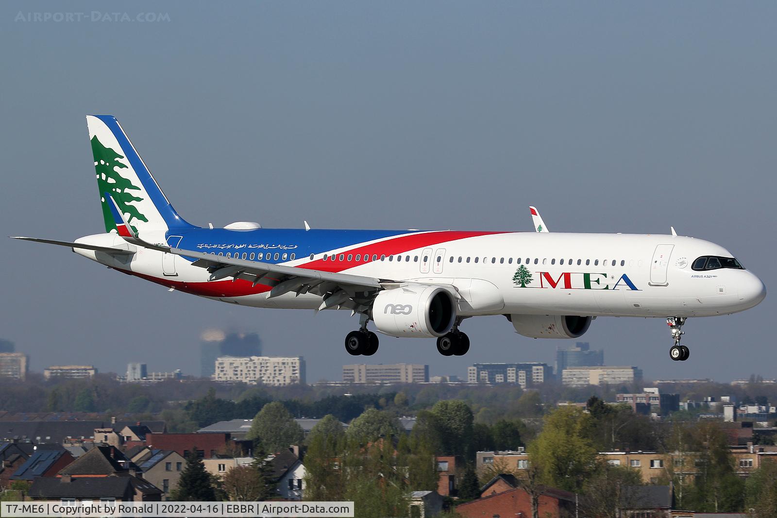T7-ME6, 2020 Airbus A321-271NX C/N 10174, at bru