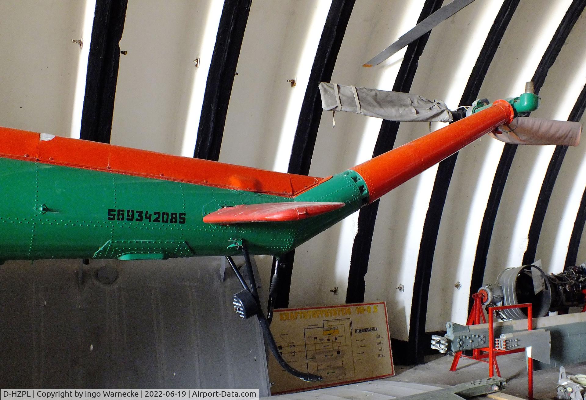 D-HZPL, Mil Mi-2 C/N 569342085, Mil (PZL-Swidnik) Mi-2 HOPLITE at the Luftfahrtmuseum Finowfurt