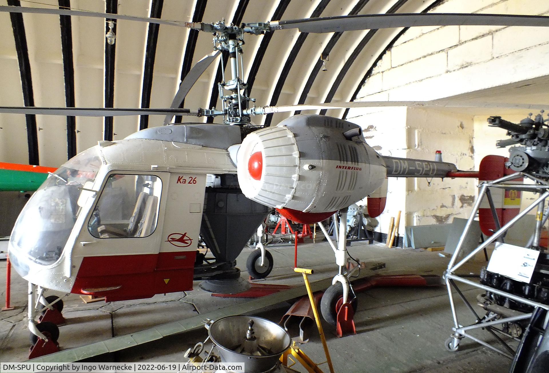 DM-SPU, 1973 Kamov Ka-26 Hoodlum C/N 7303405, Kamov Ka-26 HOODLUM at the Luftfahrtmuseum Finowfurt
