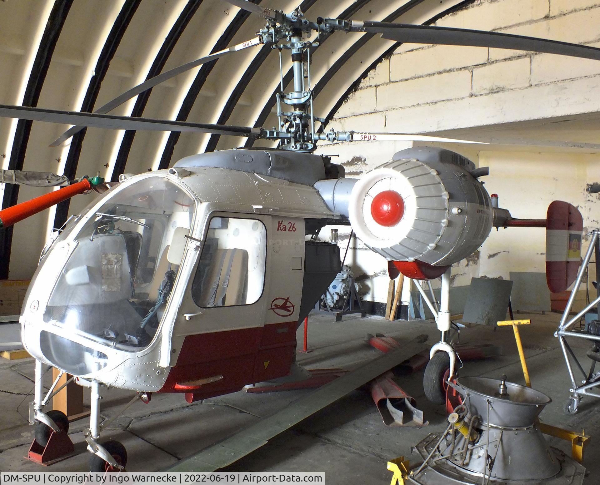 DM-SPU, 1973 Kamov Ka-26 Hoodlum C/N 7303405, Kamov Ka-26 HOODLUM at the Luftfahrtmuseum Finowfurt