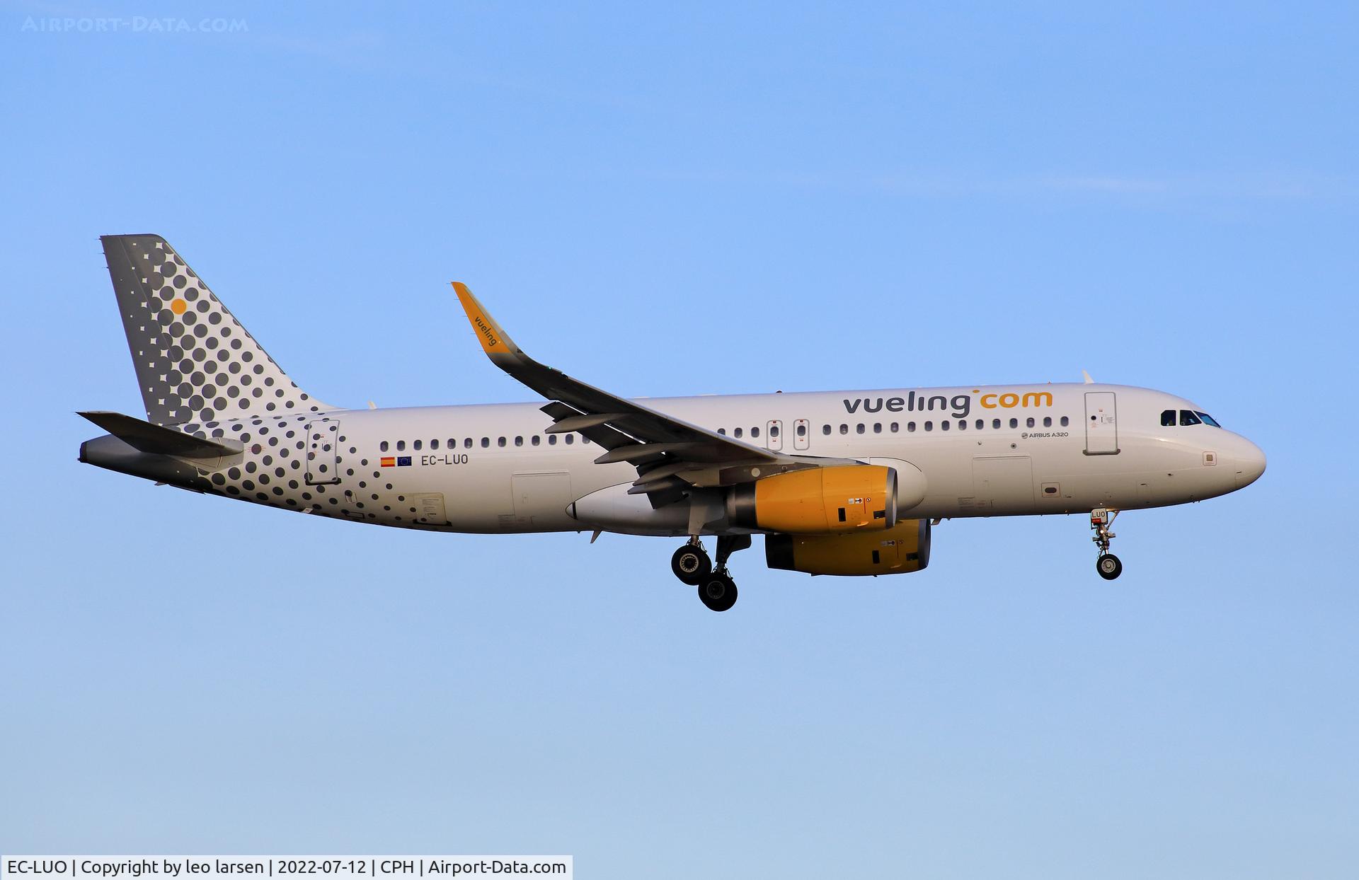 EC-LUO, 2013 Airbus A320-232 C/N 5530, Copenhagen 12.7.2022