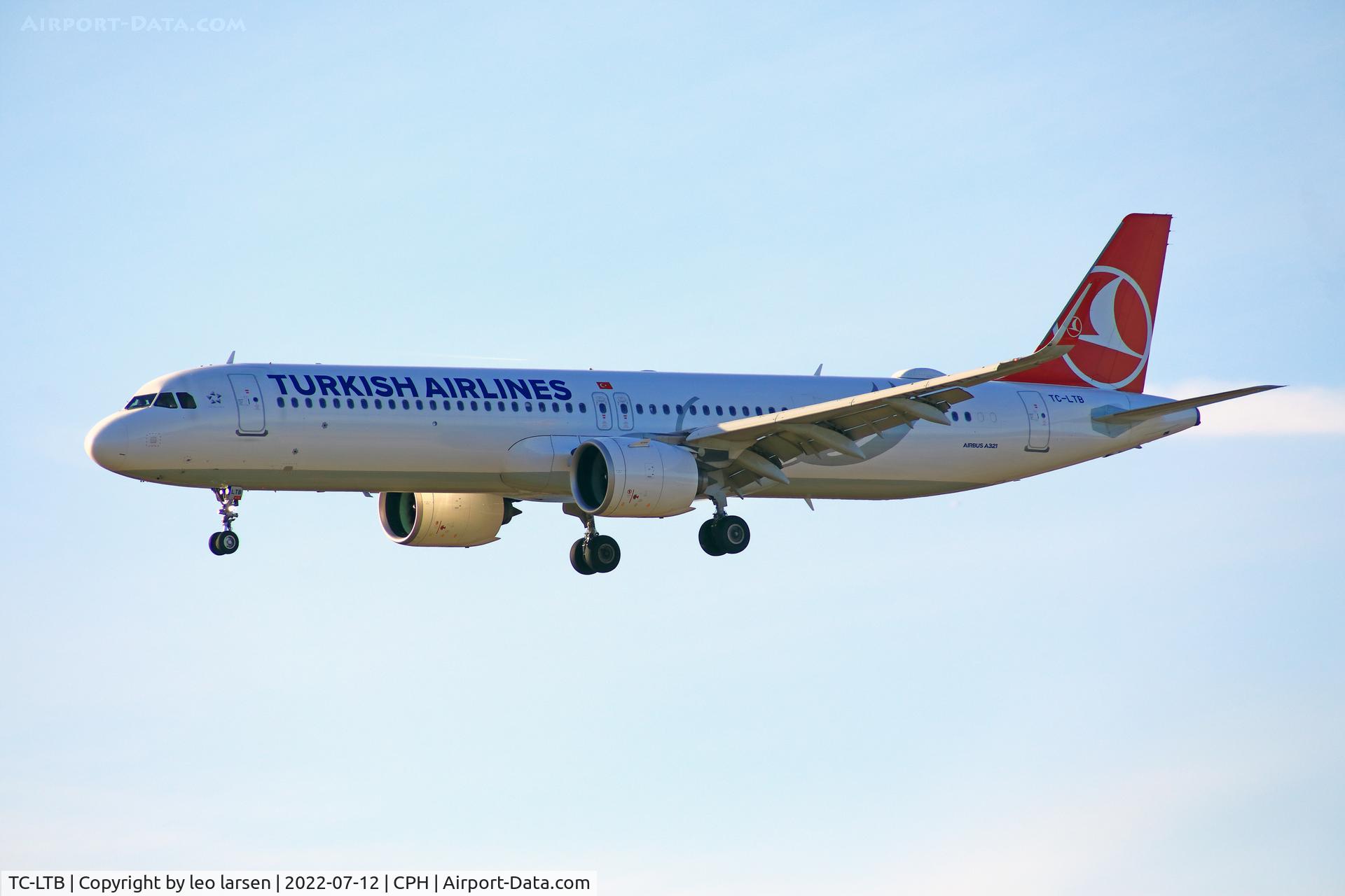 TC-LTB, 2020 Airbus A321-271NX C/N 10125, Copenhagen 12.7.2022