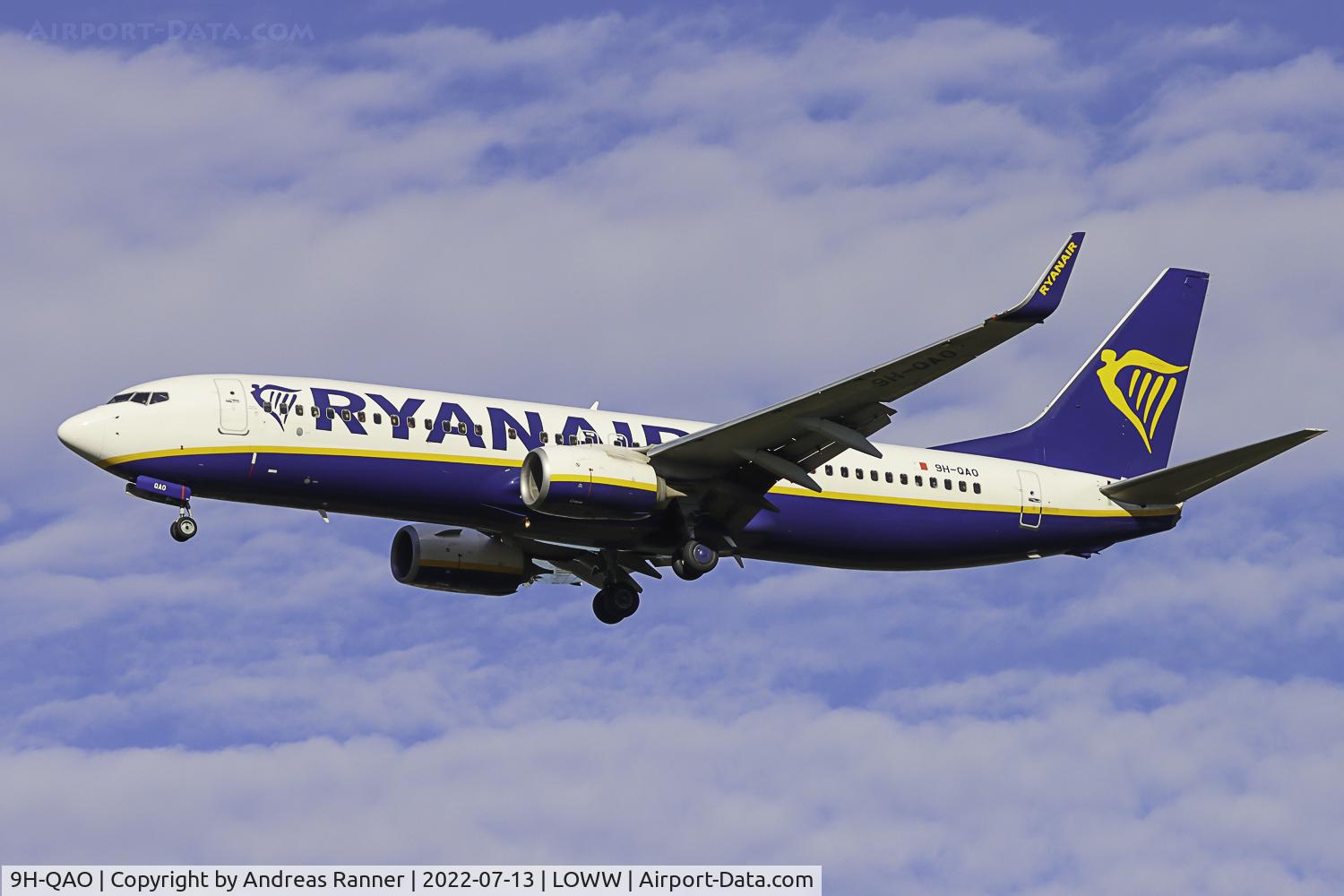 9H-QAO, 2015 Boeing 737-8AS C/N 44691, Ryanair (Malta Air) Boeing 737
