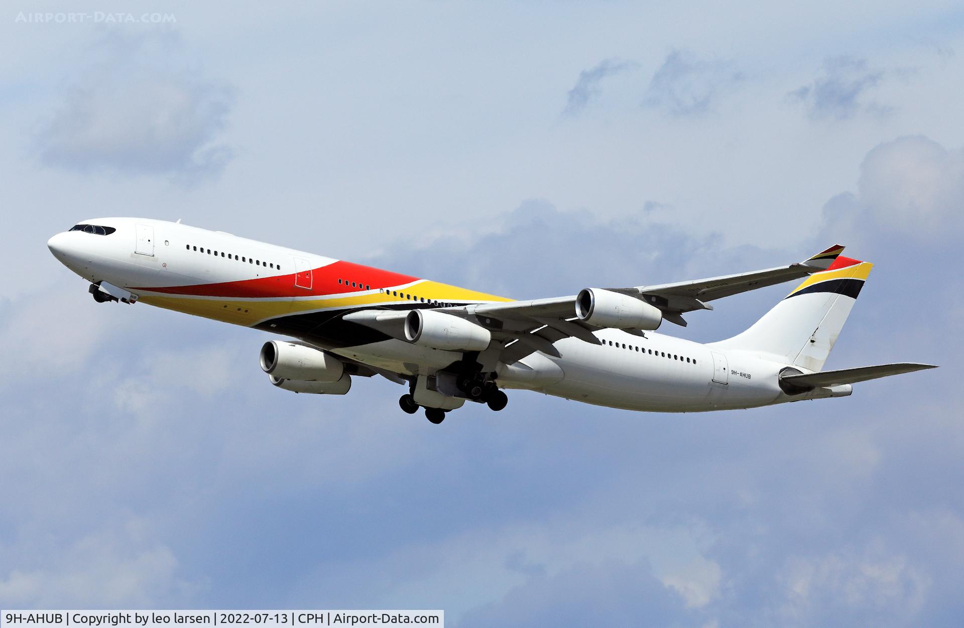 9H-AHUB, 2007 Airbus A340-313 C/N 835, Copenhagen 13,7,2022