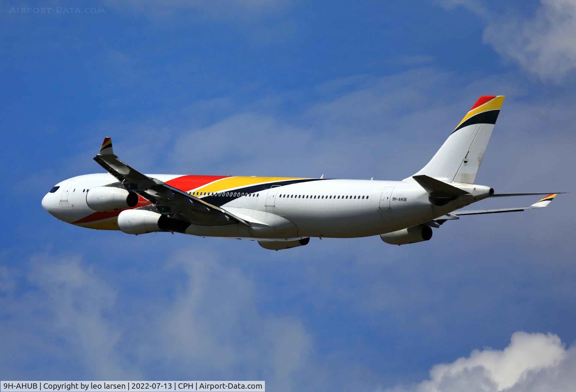 9H-AHUB, 2007 Airbus A340-313 C/N 835, Copenhagen 13.7.2022