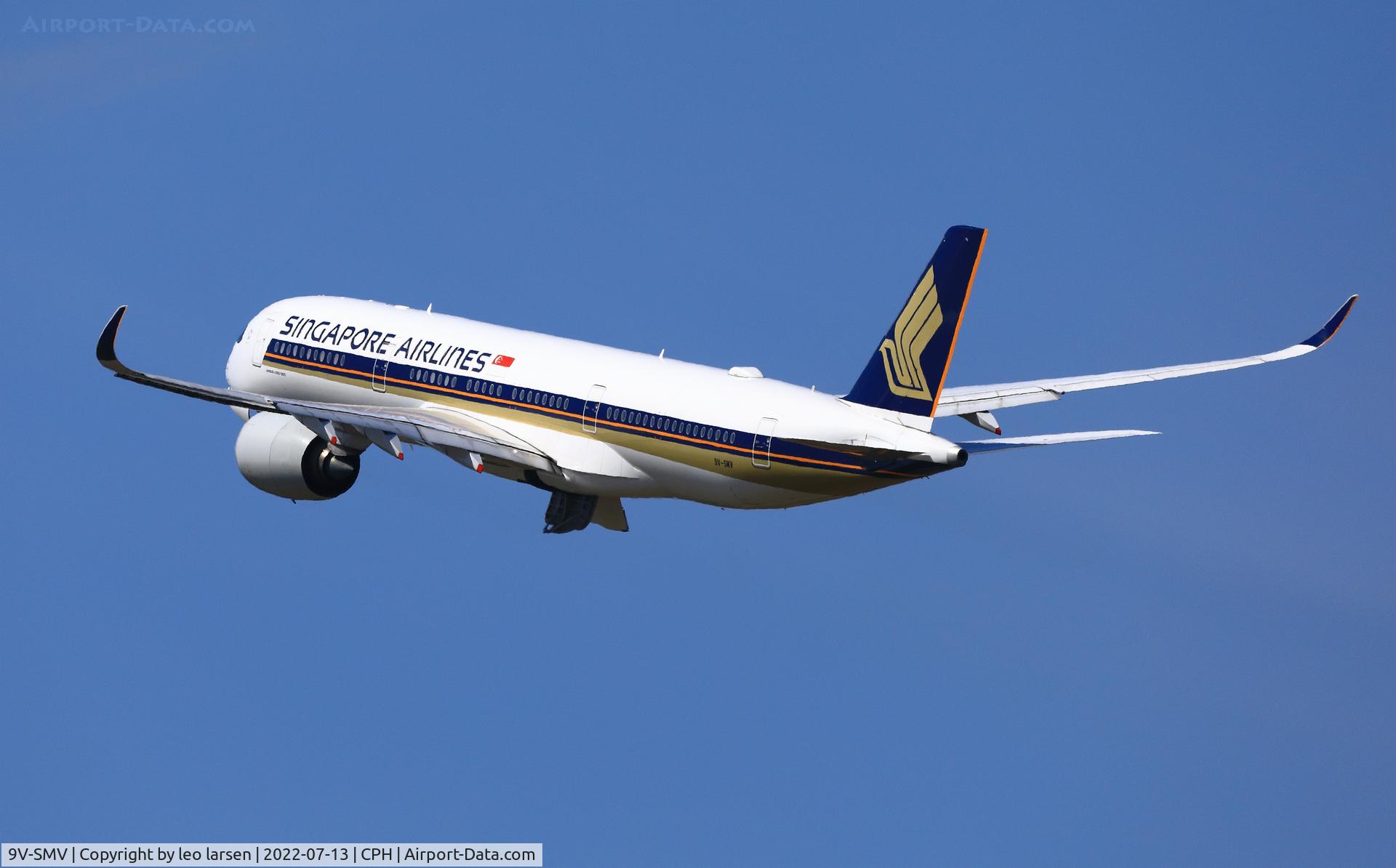 9V-SMV, 2019 Airbus A350-941 C/N 329, Copenhagen 13.7.2022